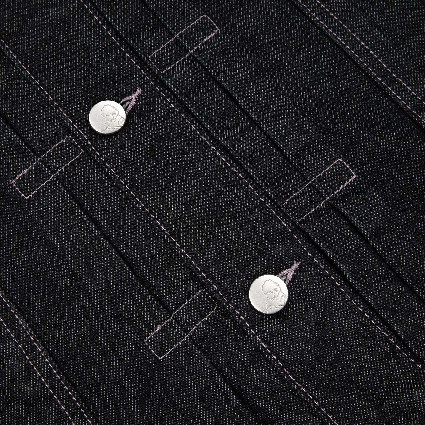 "yakuza" raw denim Jacket-Fineriform