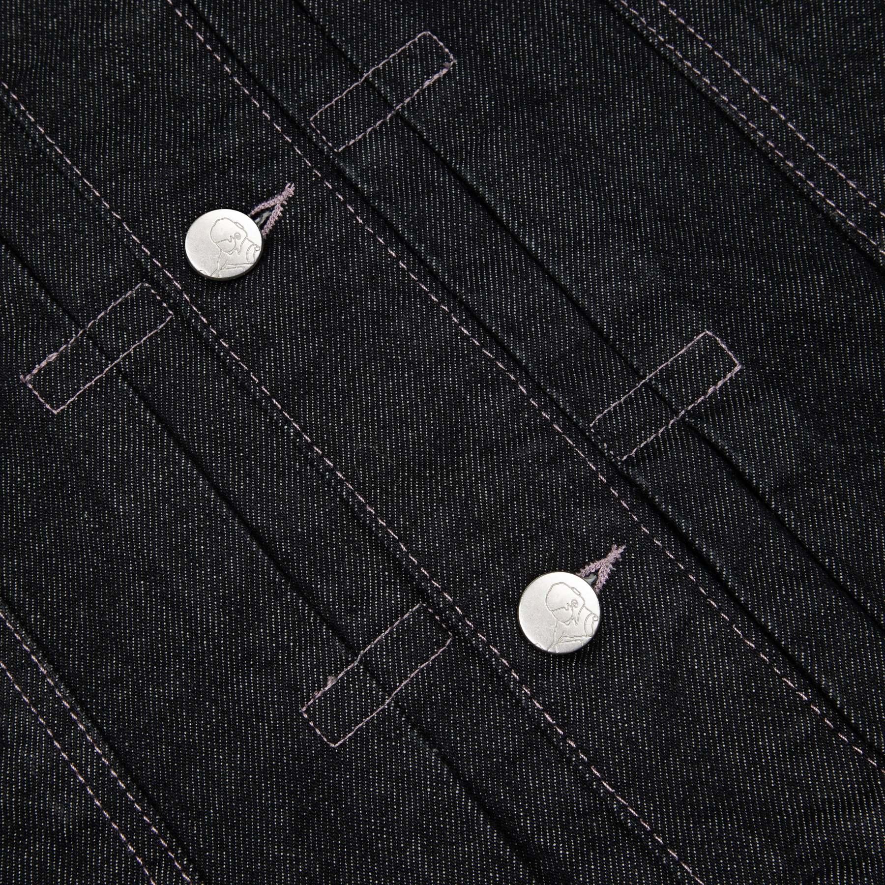"yakuza" raw denim Jacket-Fineriform