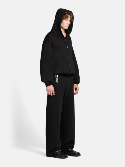 THE BLANC SWEATPANTS - BLACK-Fineriform