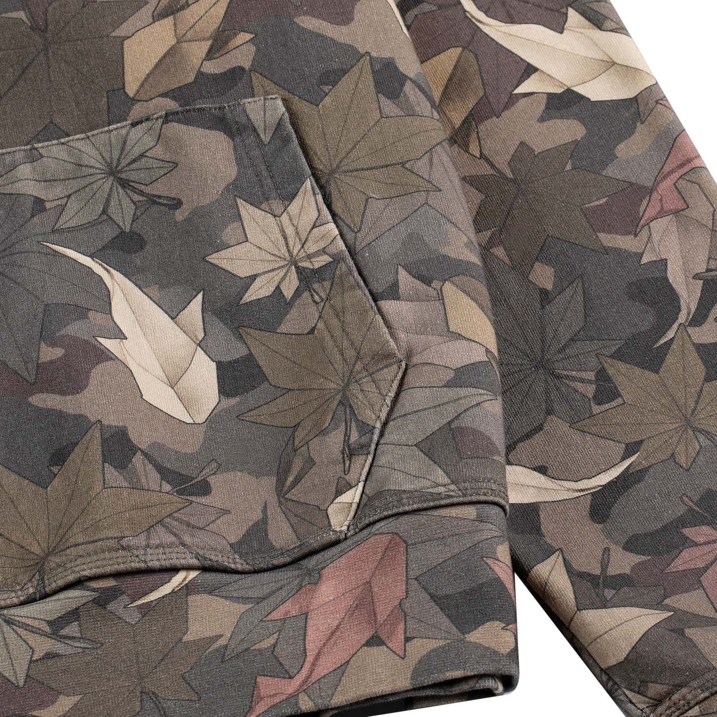 "origami" Hoodie printed camo-Fineriform
