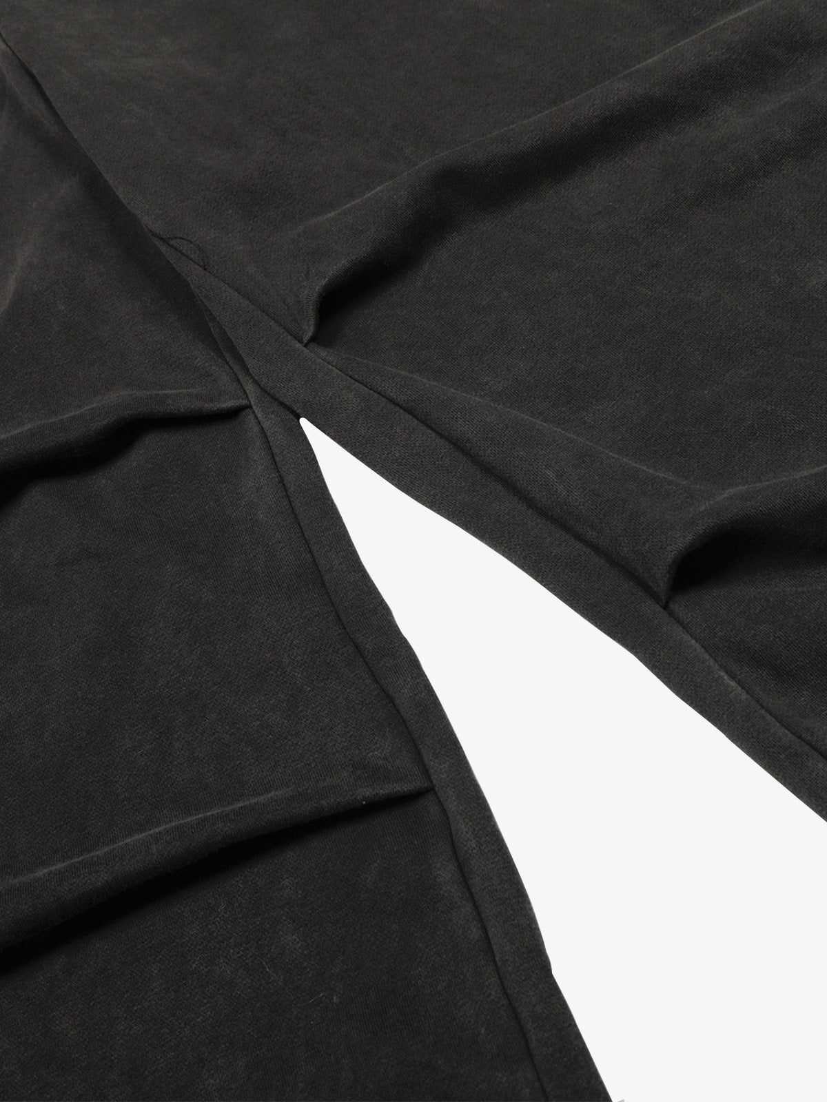 Street Washed Mottled Rivet Letter Print Baggy Sweatpants-Fineriform