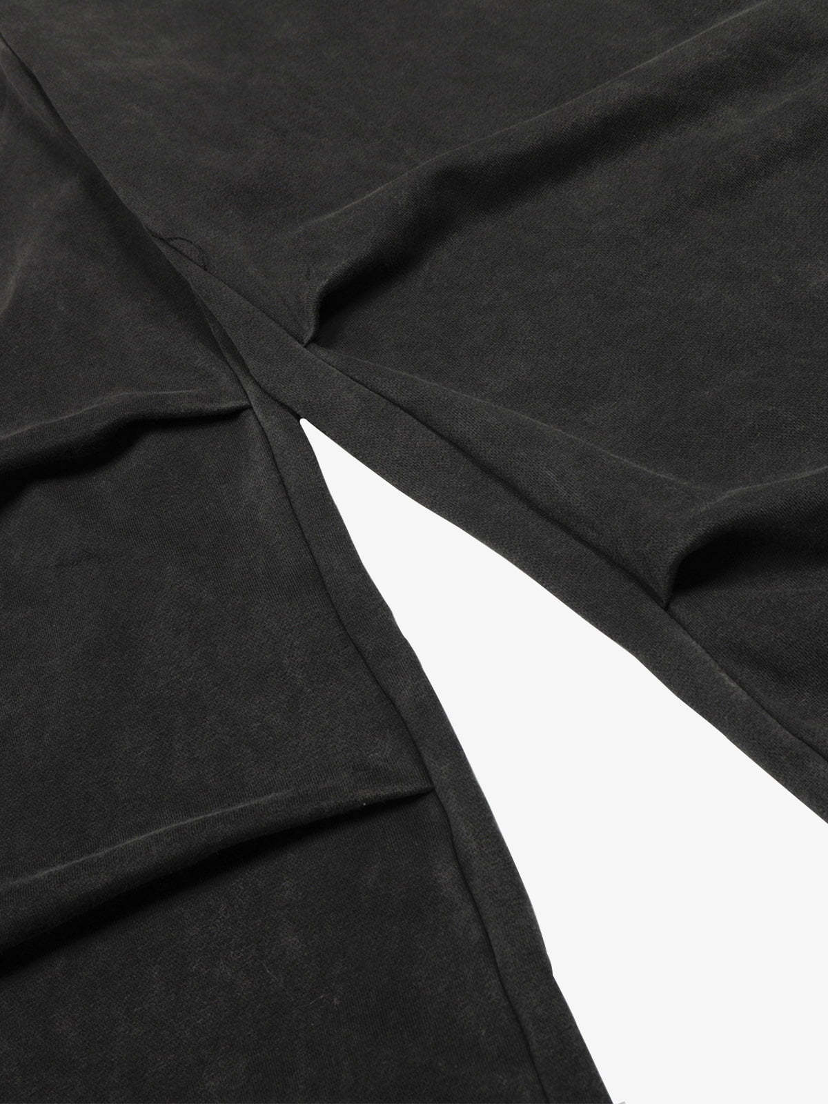 Street Washed Mottled Rivet Letter Print Baggy Sweatpants-Fineriform