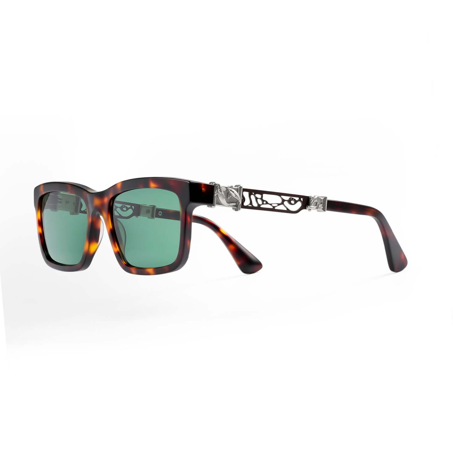 "koi fish" sunglasses brown-Fineriform