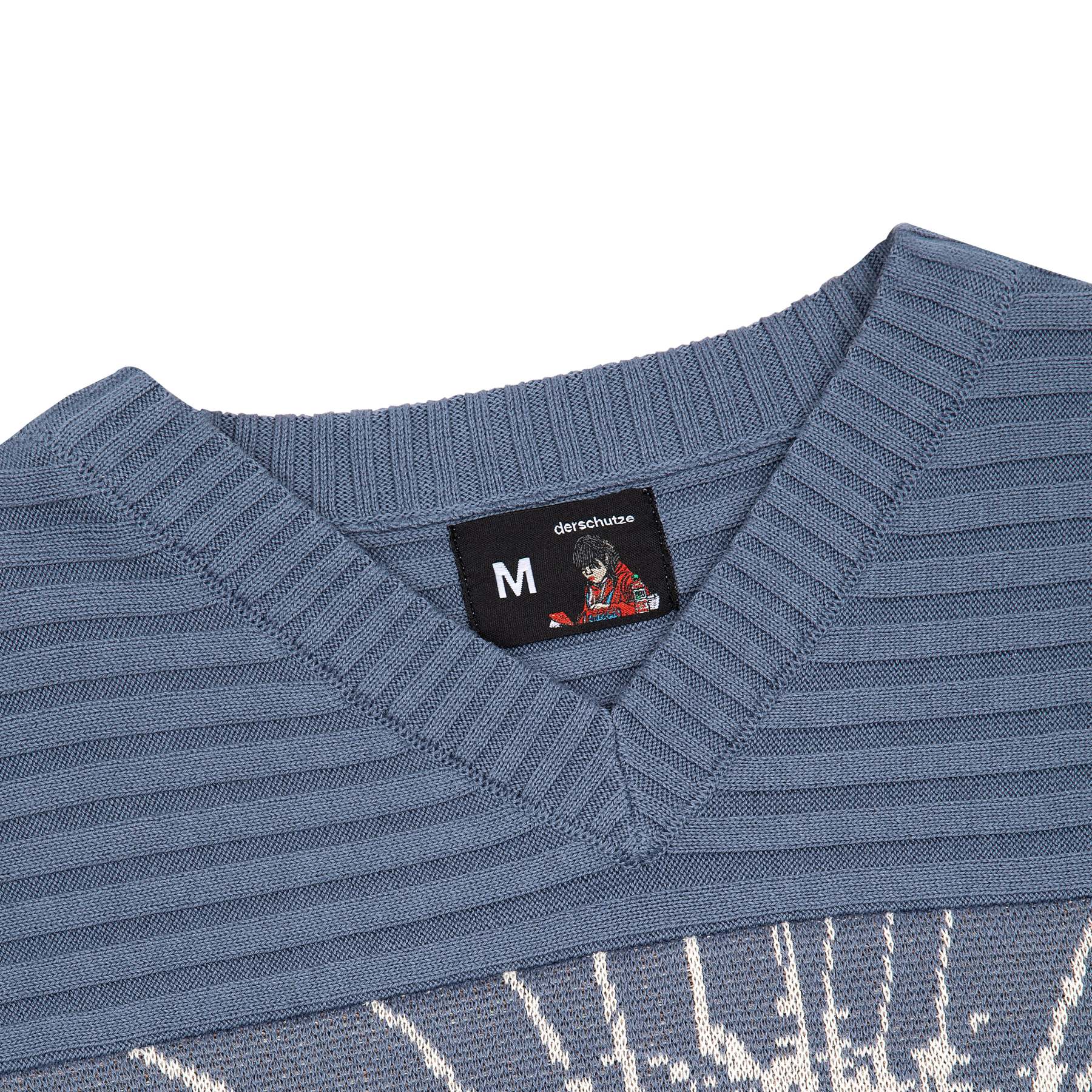 "awakening v2" Jersey knitted blue-Fineriform