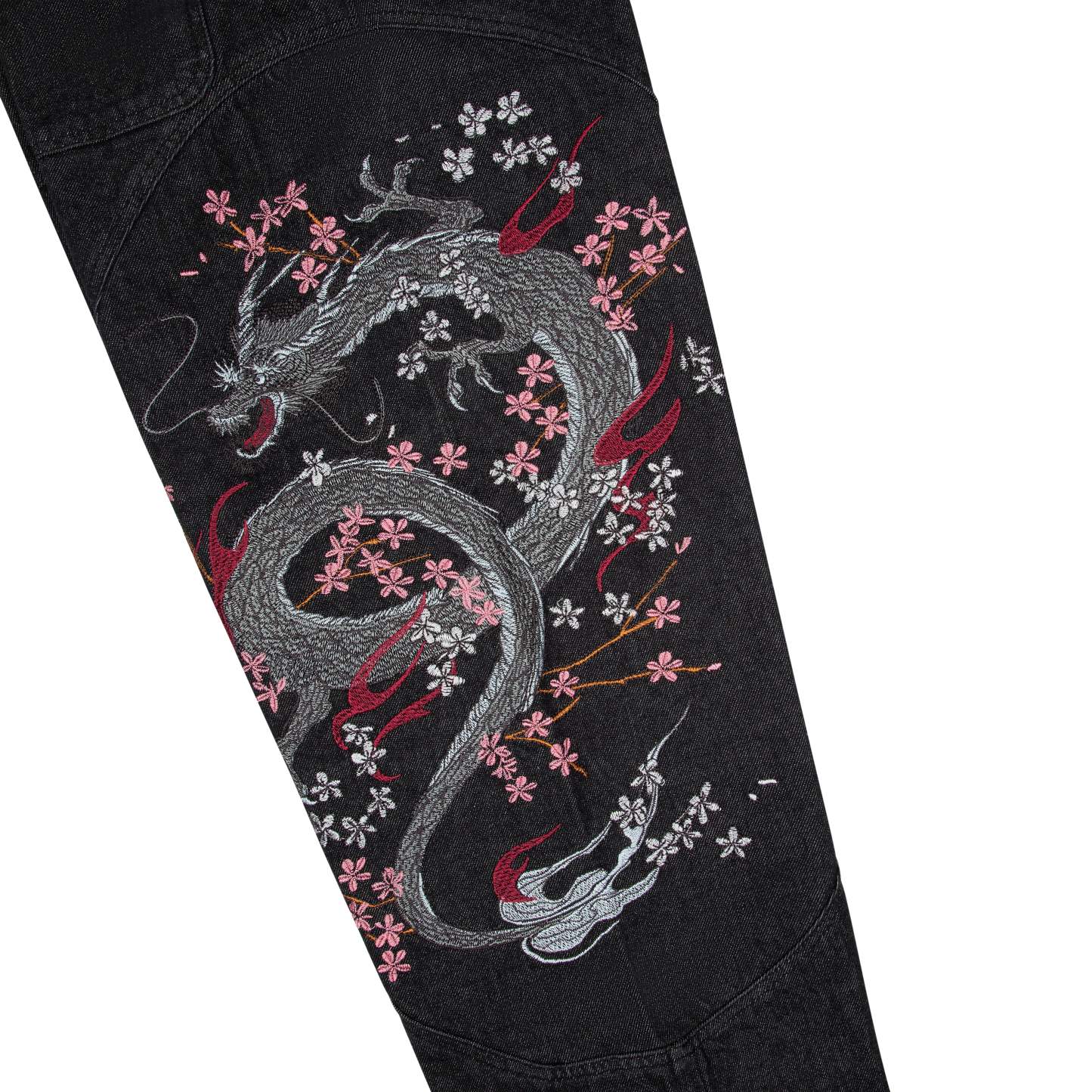 "yakuza" raw Denim black 02-Fineriform