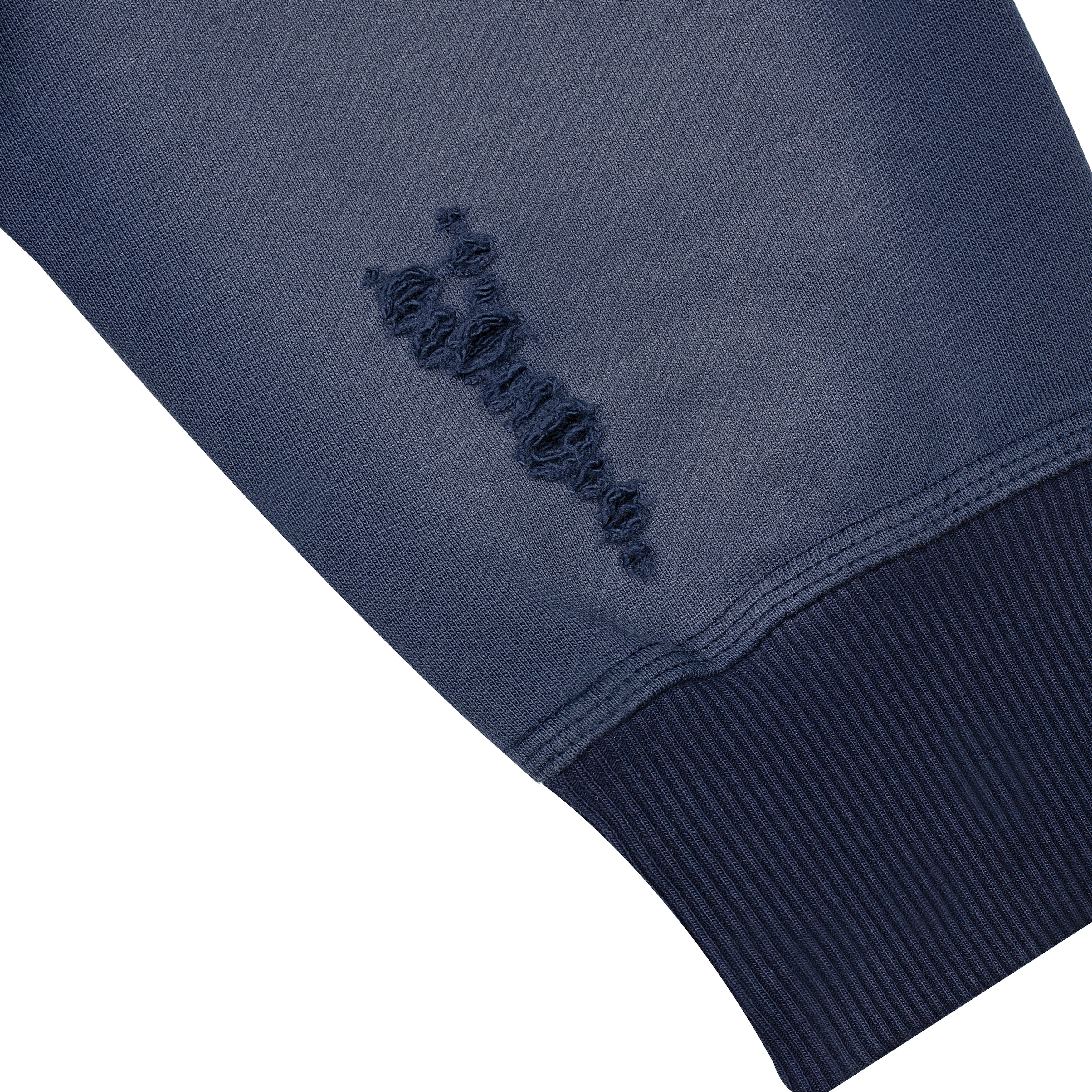 "mosaic" Zip Up Navy-Fineriform