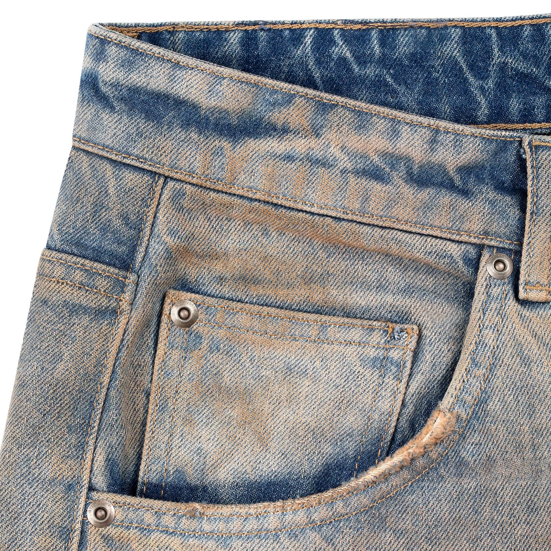 "lotus" Jorts mud wash-Fineriform