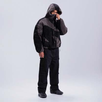Fluffy Sherpa Jacket-Fineriform