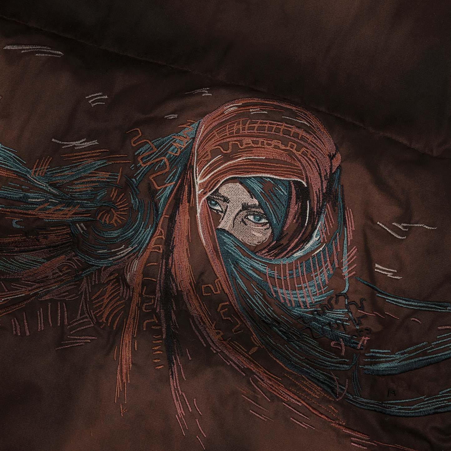 "yasmin v3" Puffer brown-Fineriform