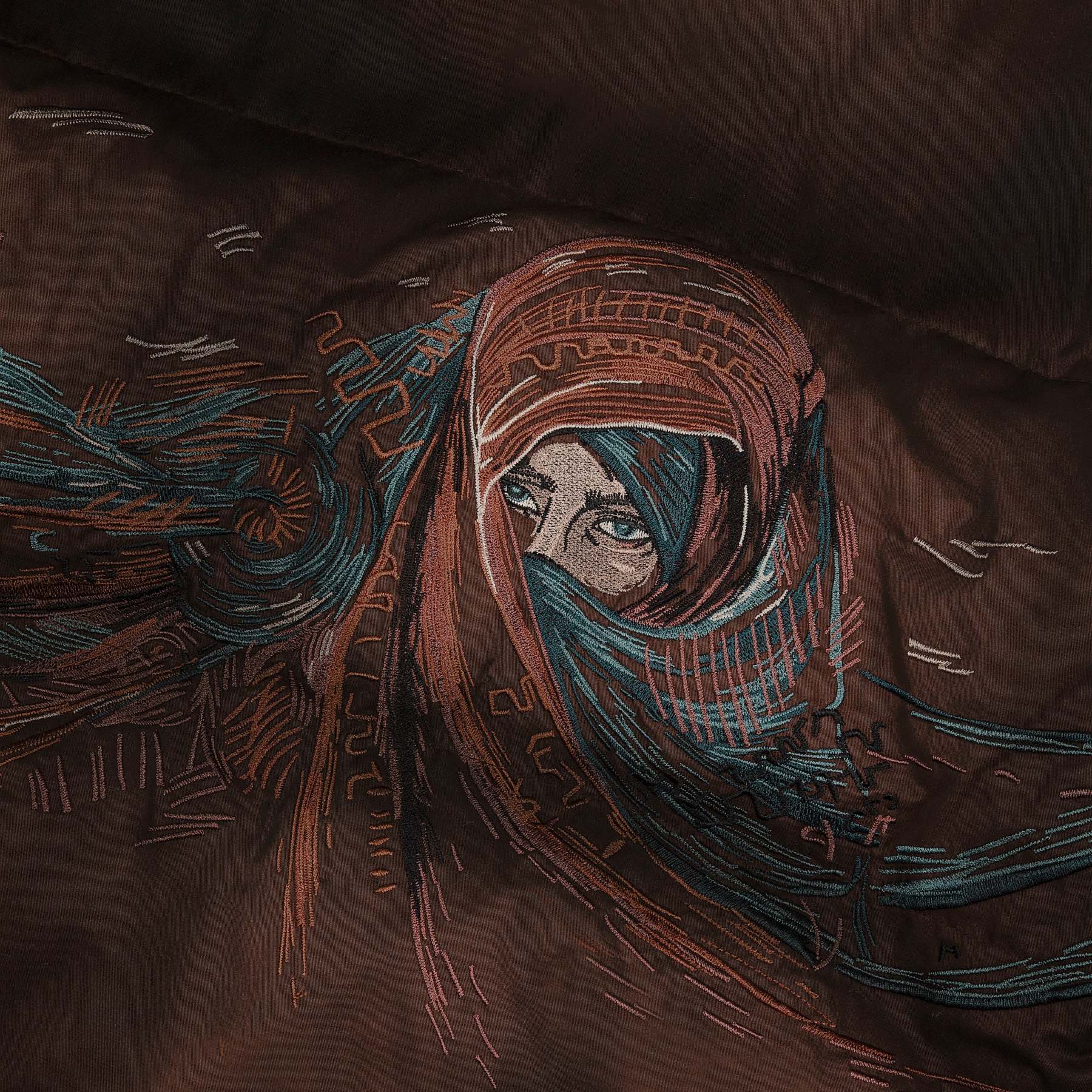 "yasmin v3" Puffer brown-Fineriform