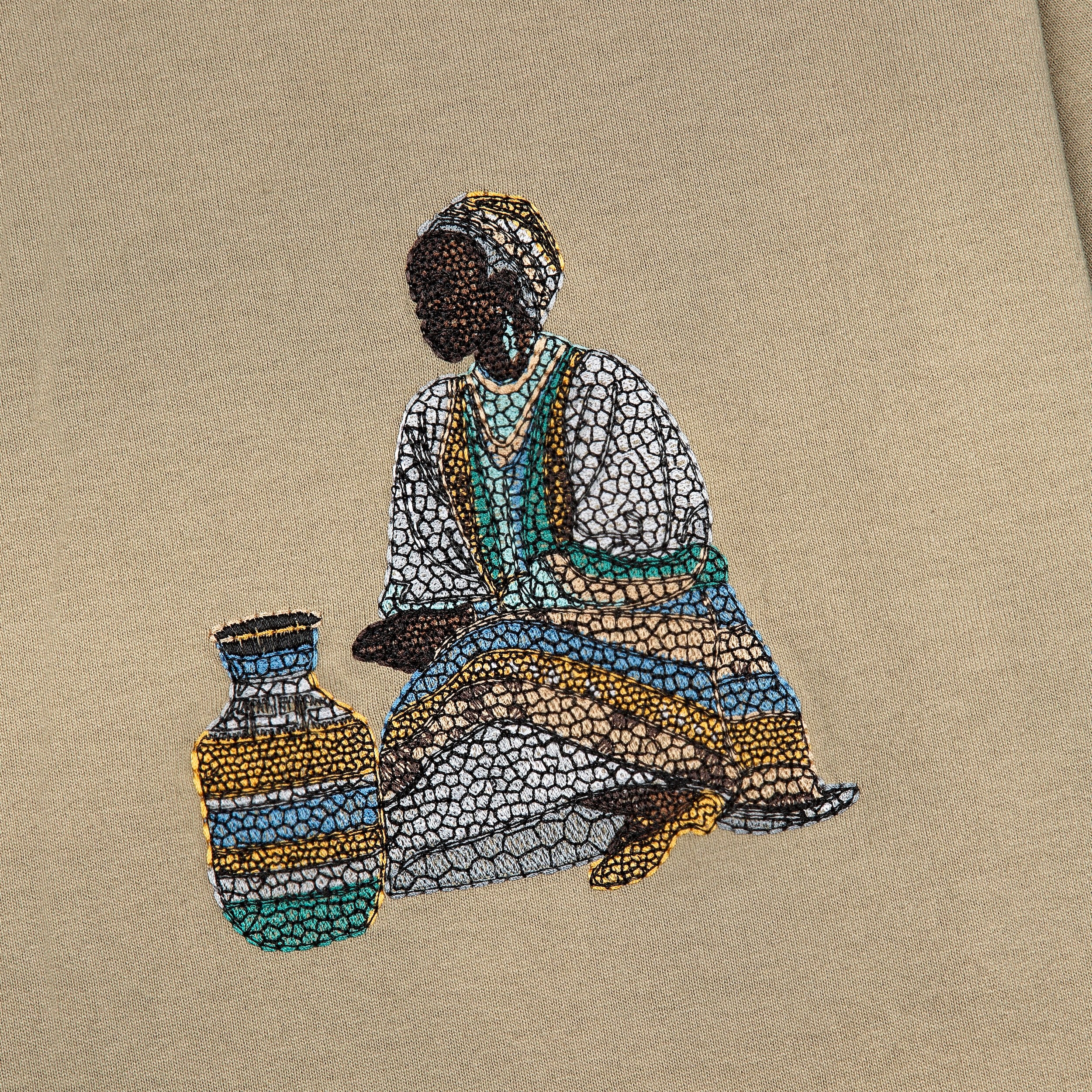 "mosaic" T Shirt khaki-Fineriform