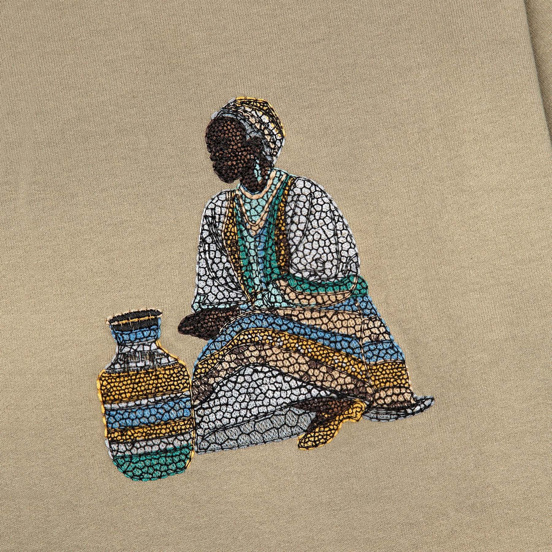 "mosaic" T Shirt khaki-Fineriform