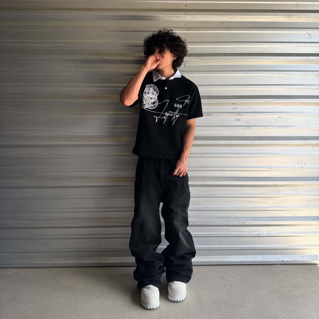 Disarrayed loyalty polo-Fineriform