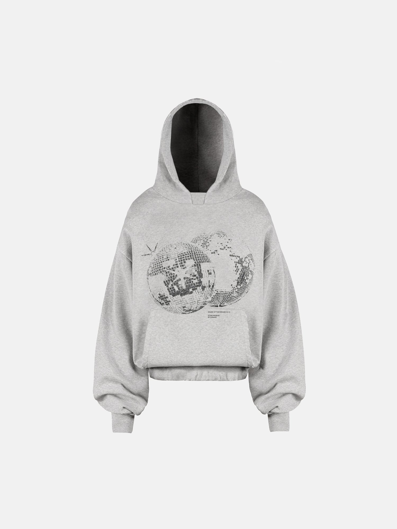 THE DISCO HOODIE - GRAY-Fineriform