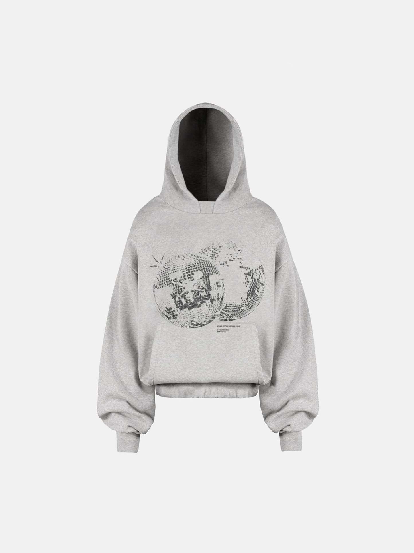 THE DISCO HOODIE - GRAY-Fineriform