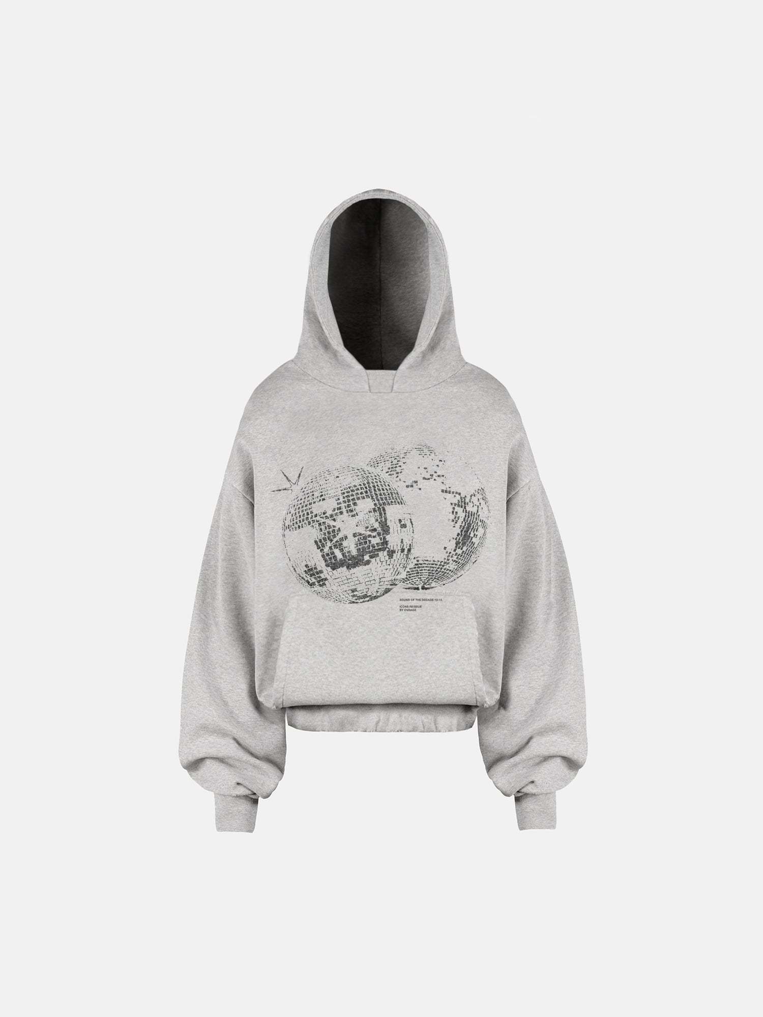THE DISCO HOODIE - GRAY-Fineriform