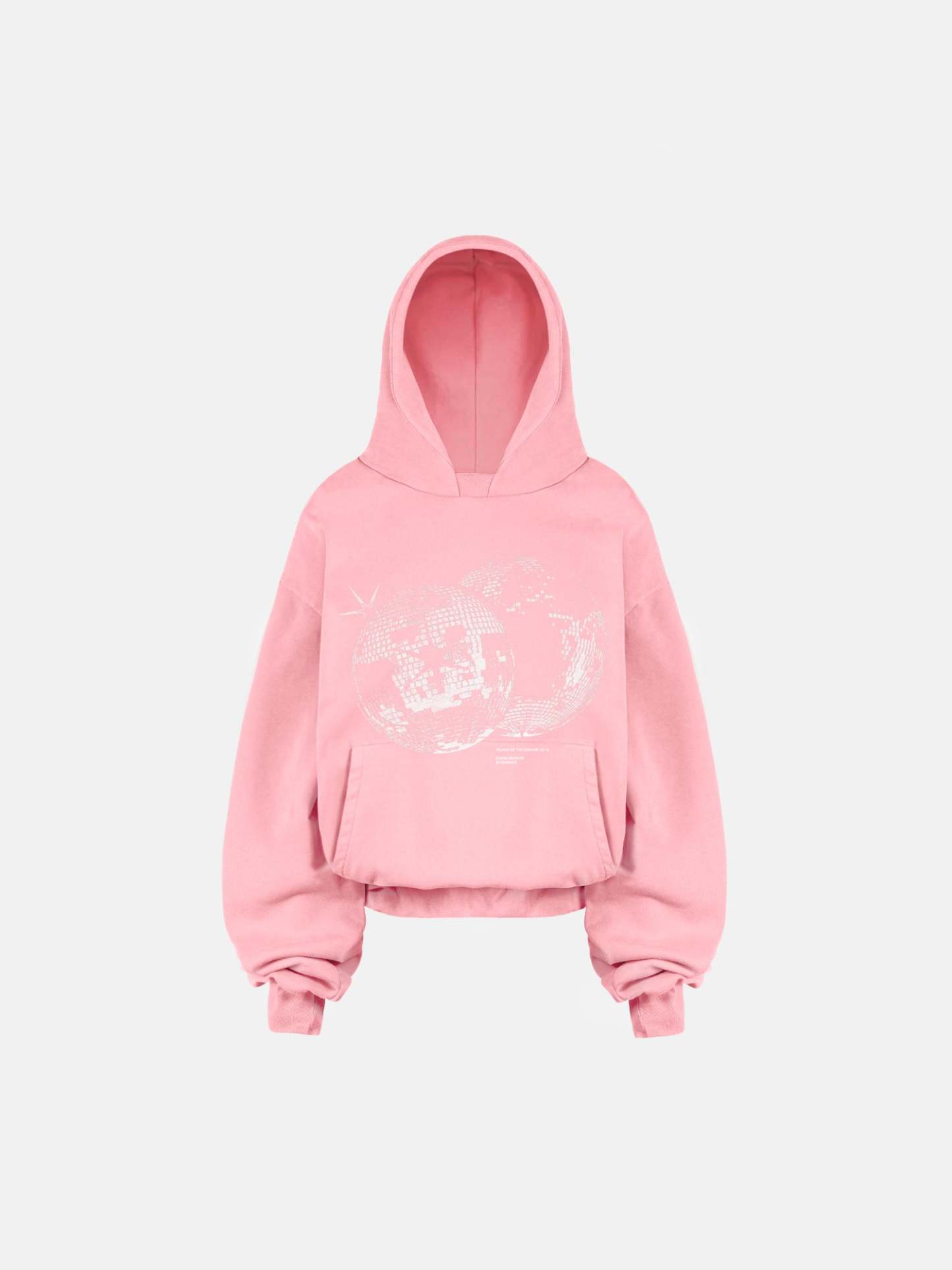 THE DISCO HOODIE - PINK-Fineriform