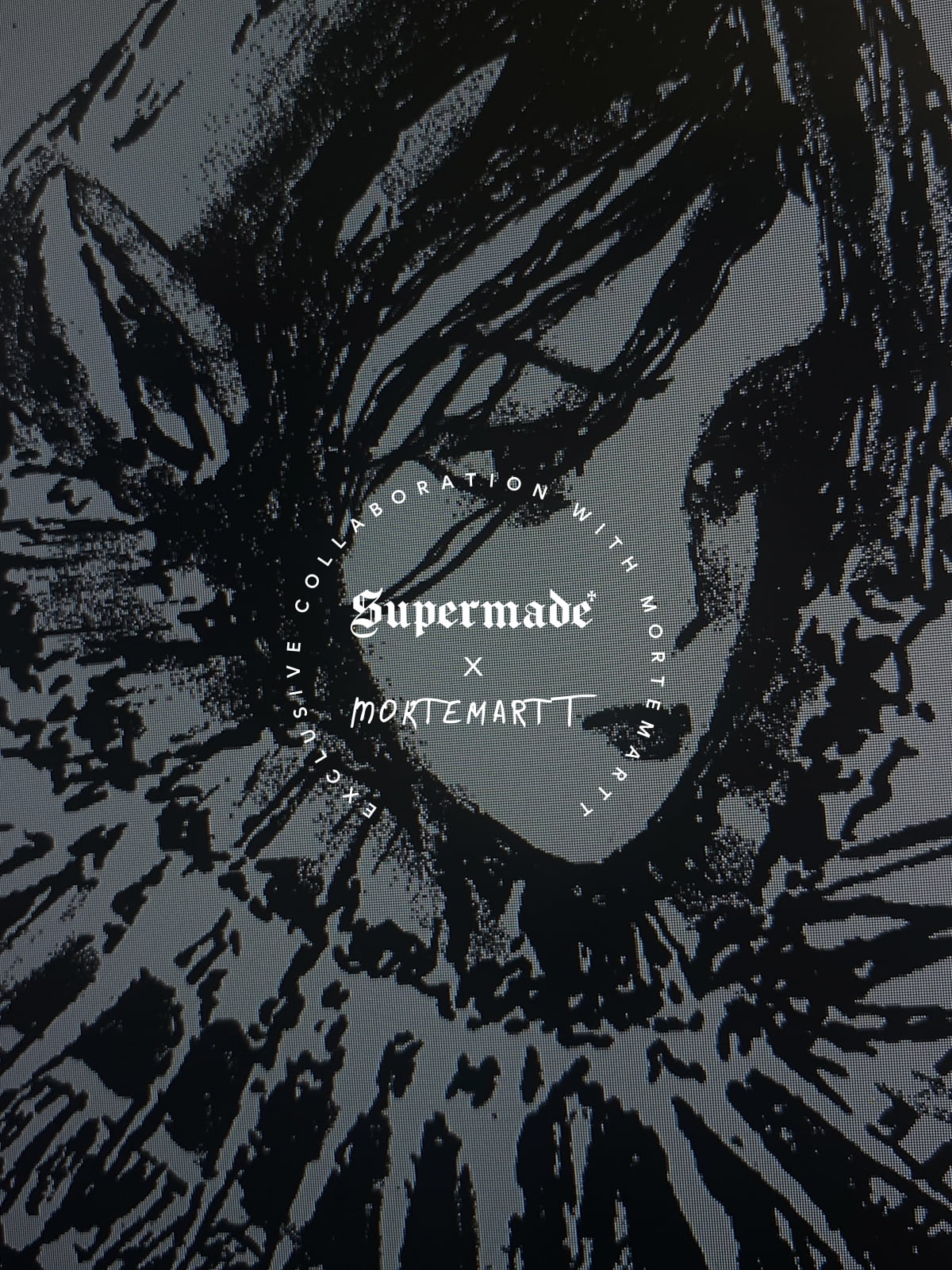 Supermade × Mortemartt Graphic Hooded Jacket- 2279-Fineriform