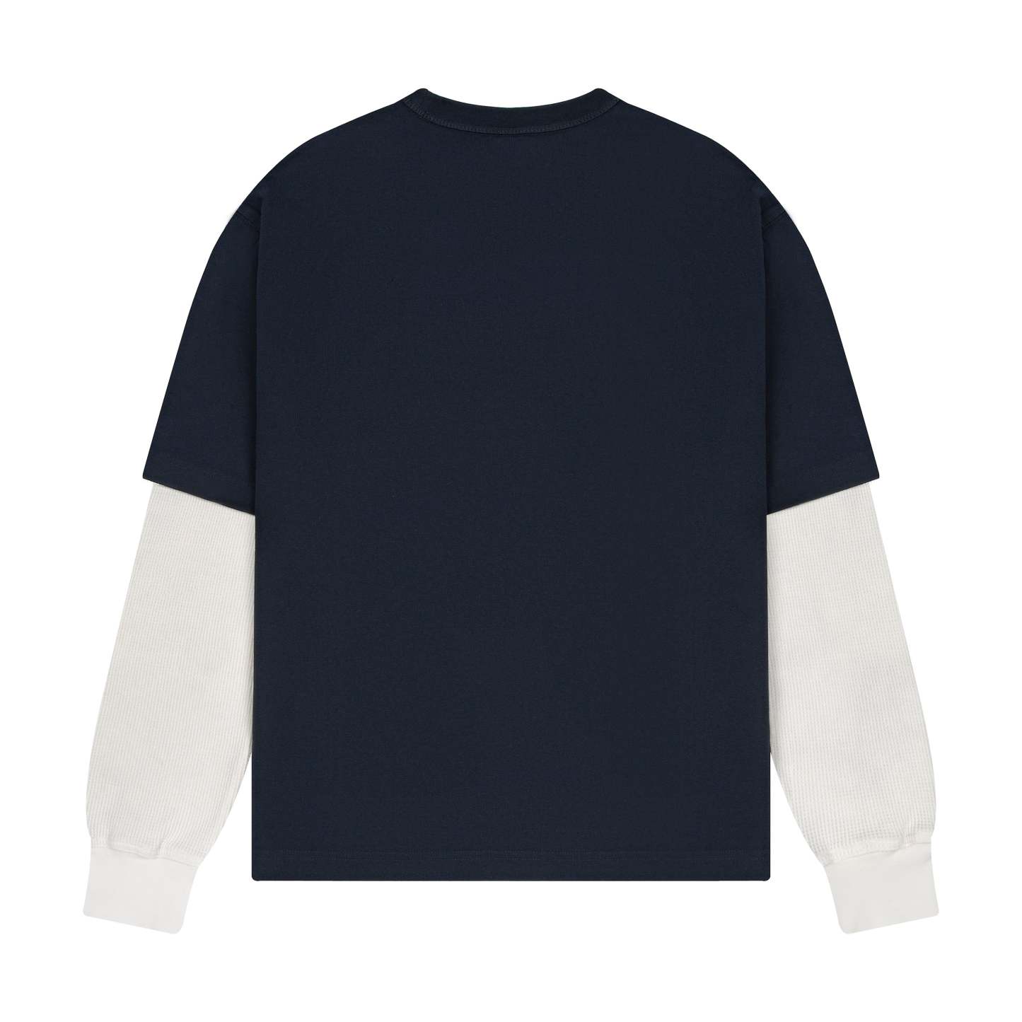"gallery" layered Longsleeve navy-Fineriform