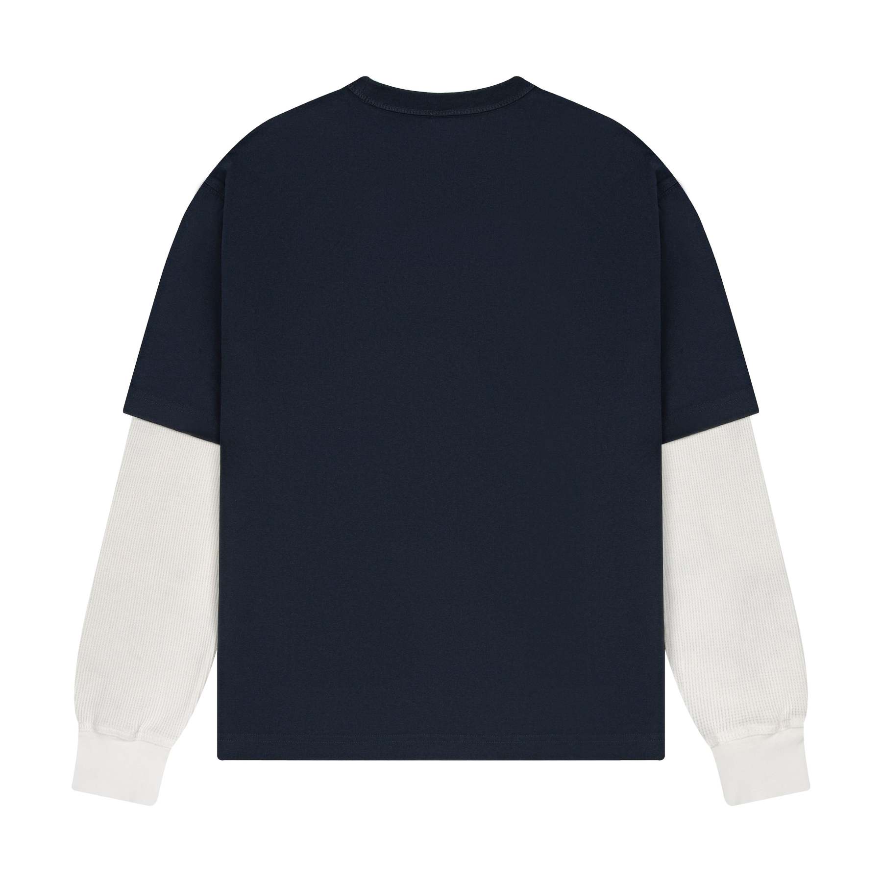 "gallery" layered Longsleeve navy-Fineriform