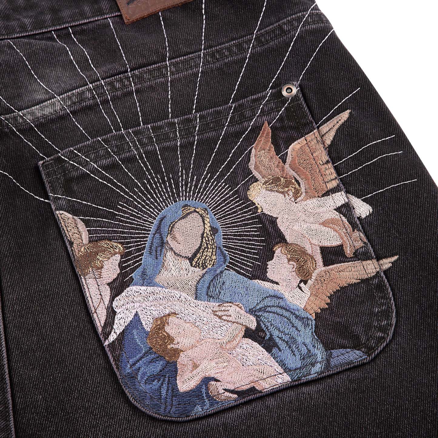 "awakening" Jorts purple tint-Fineriform