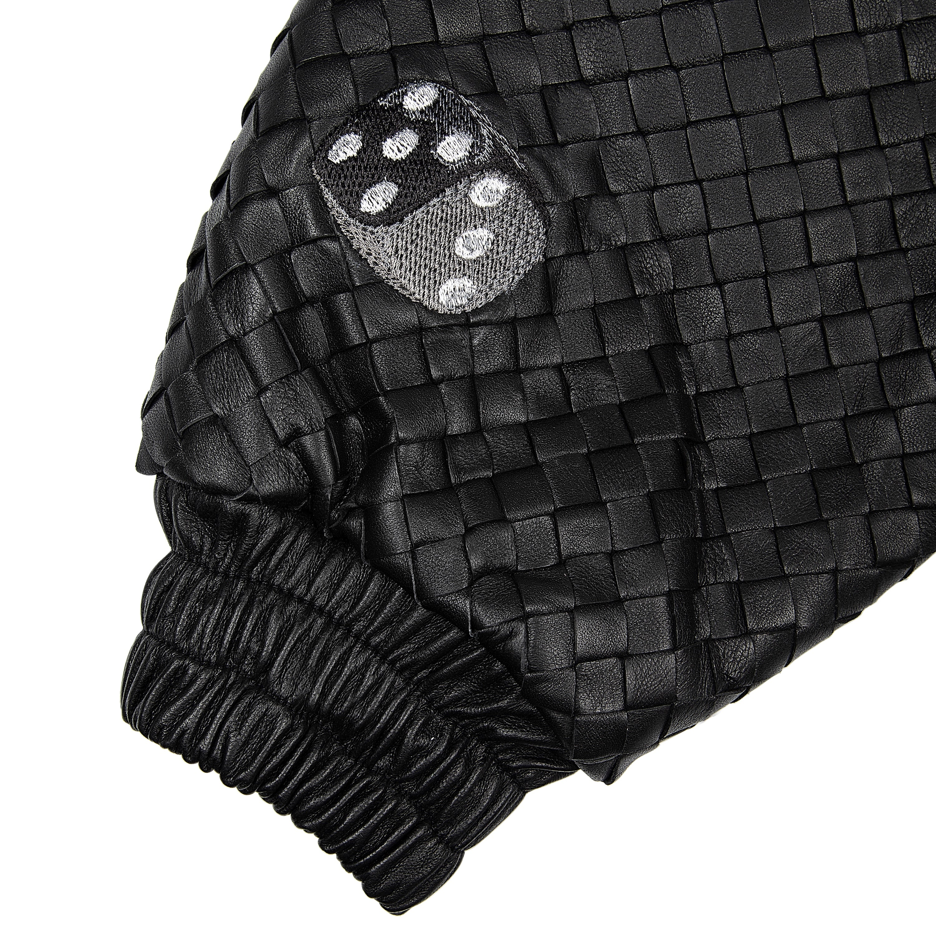 "dice" Leather Jacket-Fineriform