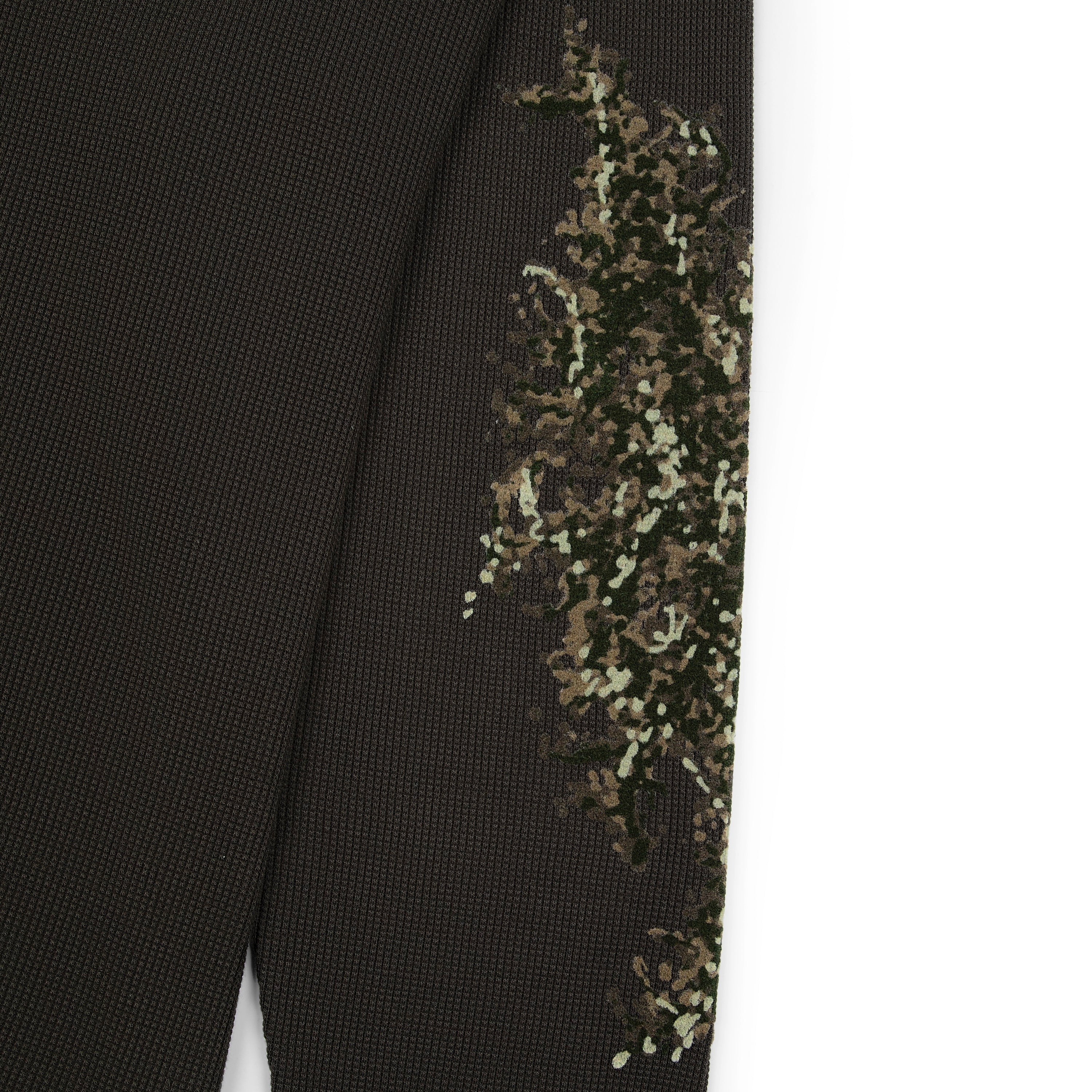 "NYC to RIO" waffle Longsleeve dark forest green-Fineriform