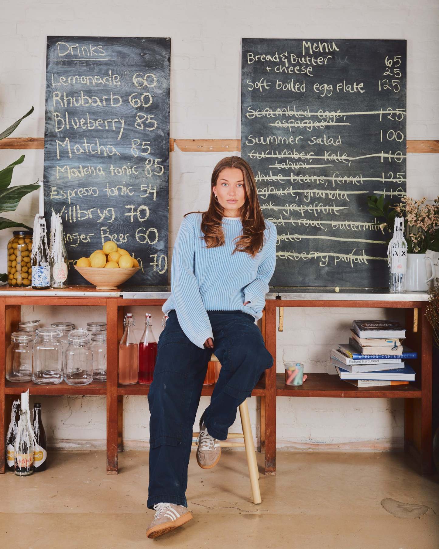 WASHED KNIT BLUE-Fineriform