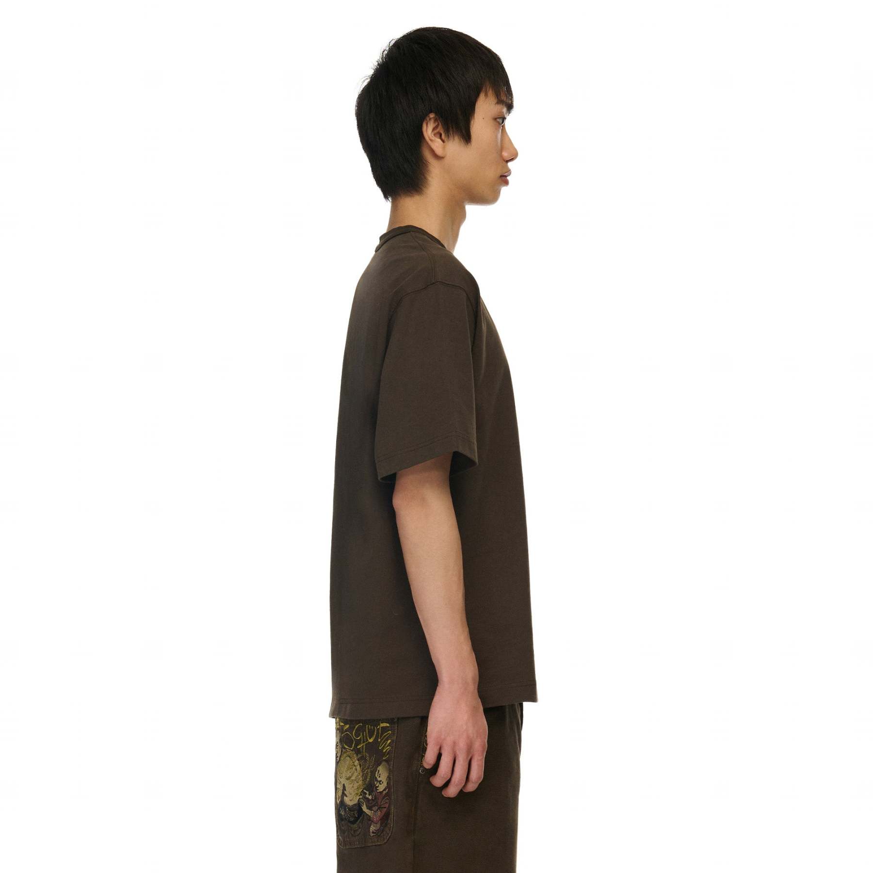 "yakuza" T Shirt dark brown-Fineriform