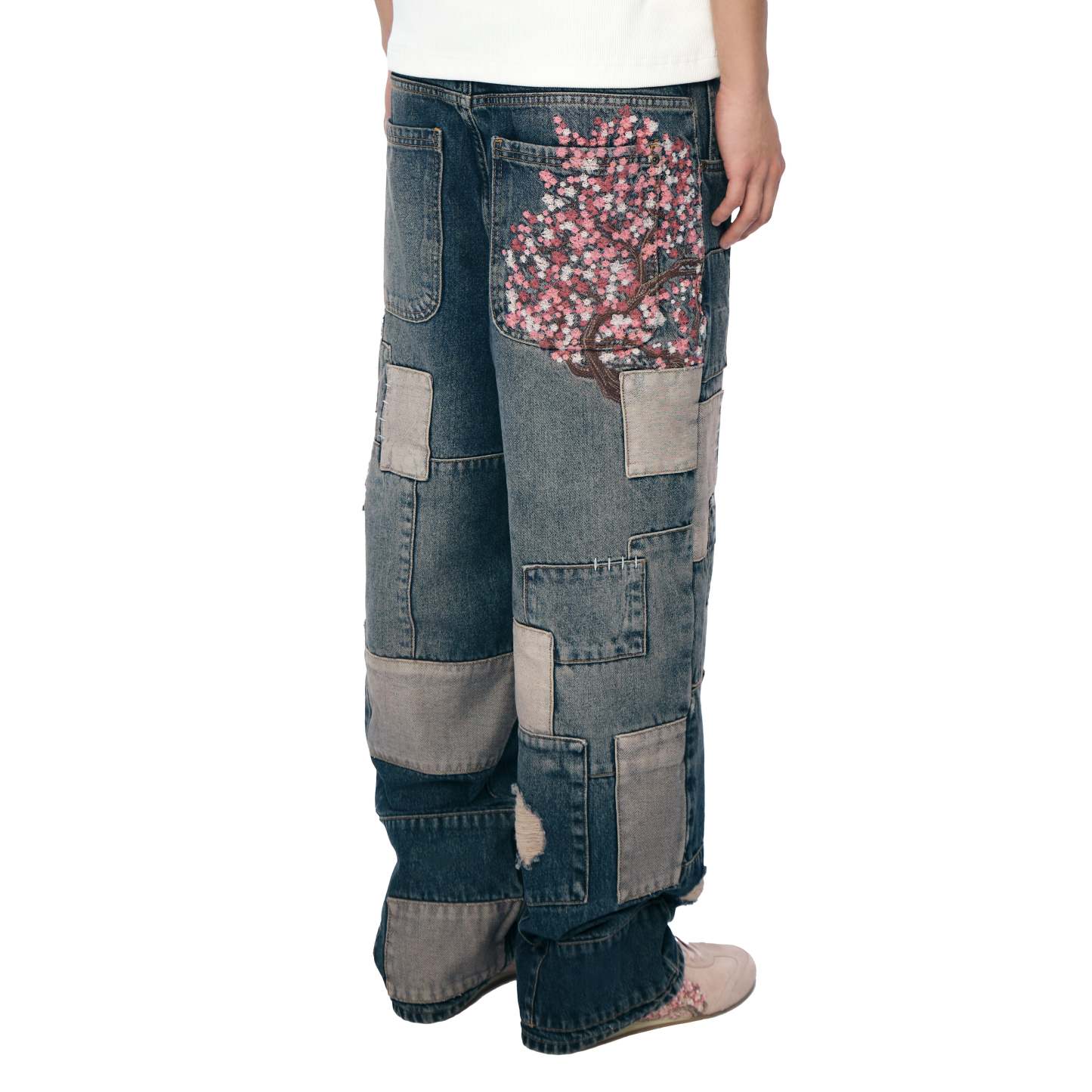 "blossom v2" patchwork washed Denim-Fineriform