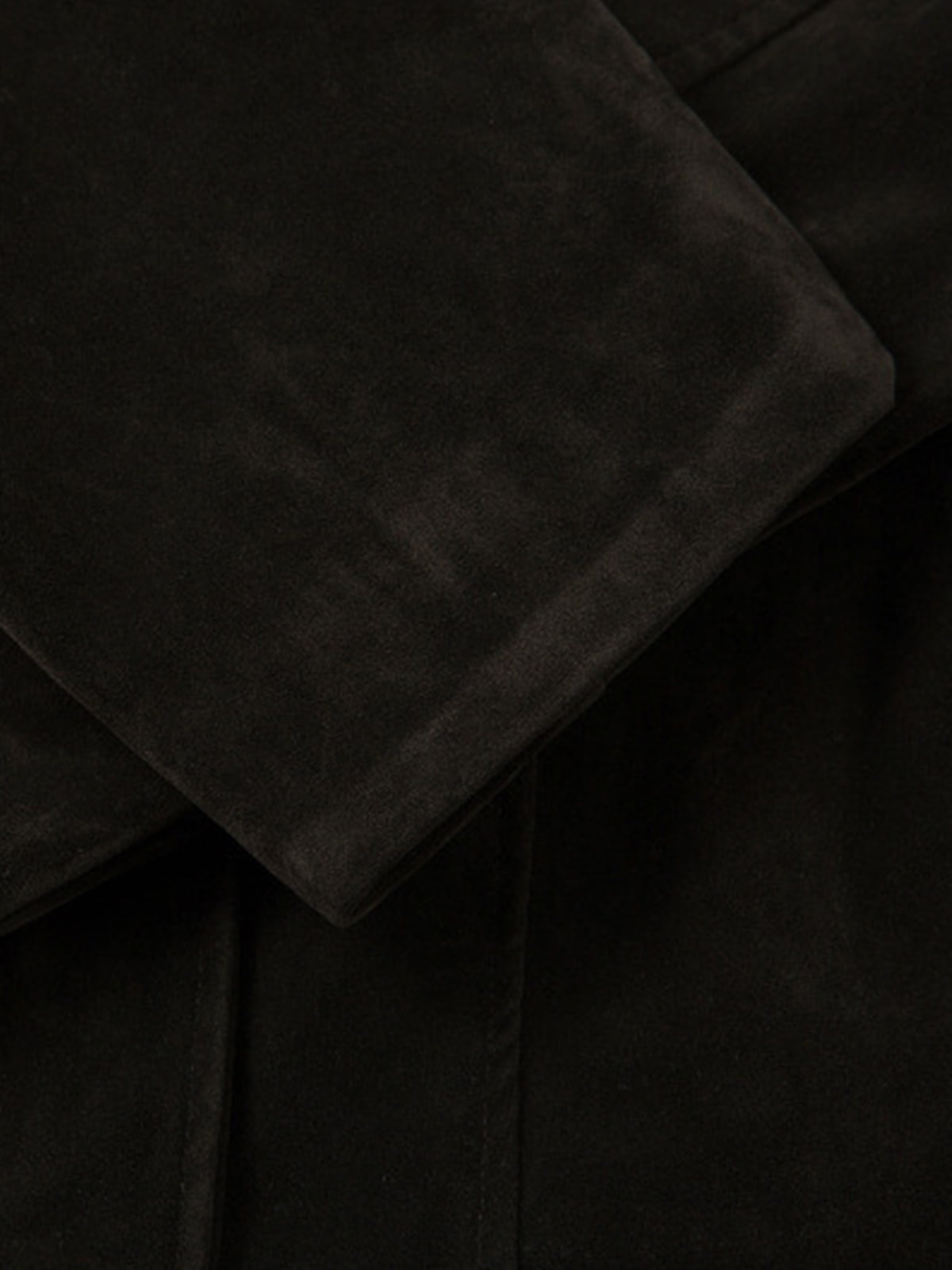 Retro Unique Metal Button Suede Lapel Bomber Jacket - 2538-Fineriform