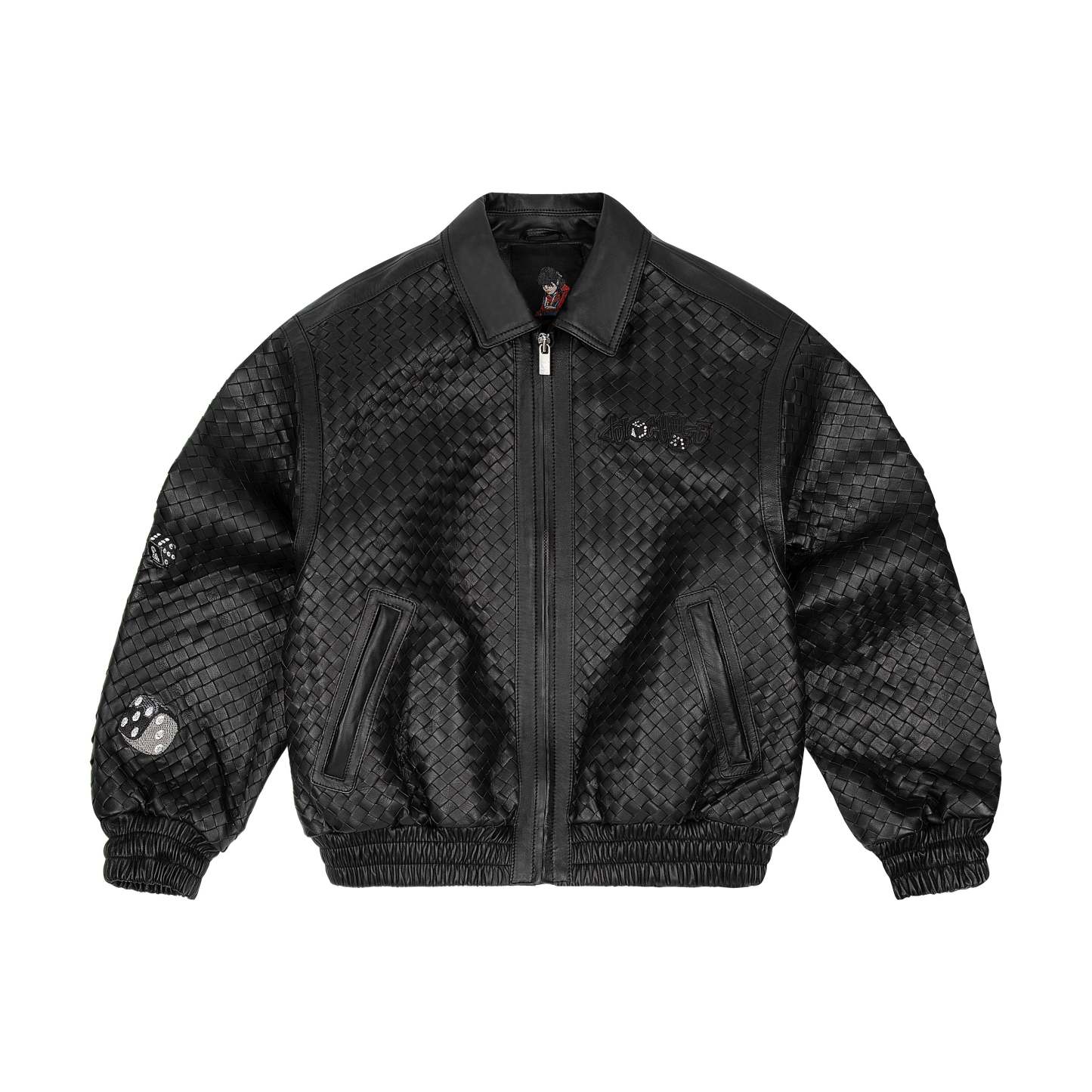 "dice" Leather Jacket-Fineriform