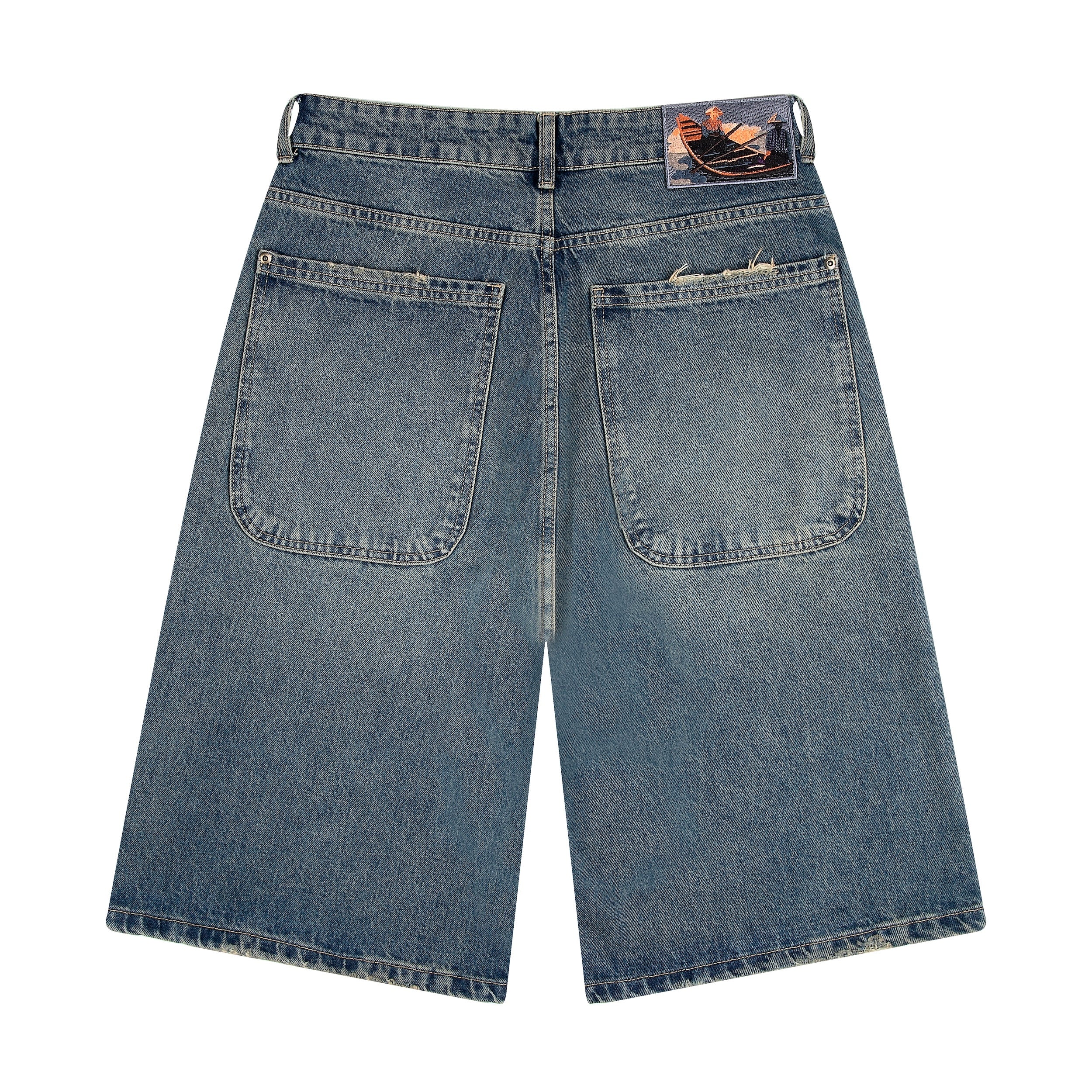 "lotus" Jorts indigo-Fineriform