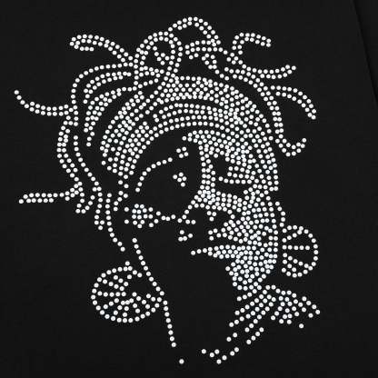 "mosaic" T Shirt black-Fineriform
