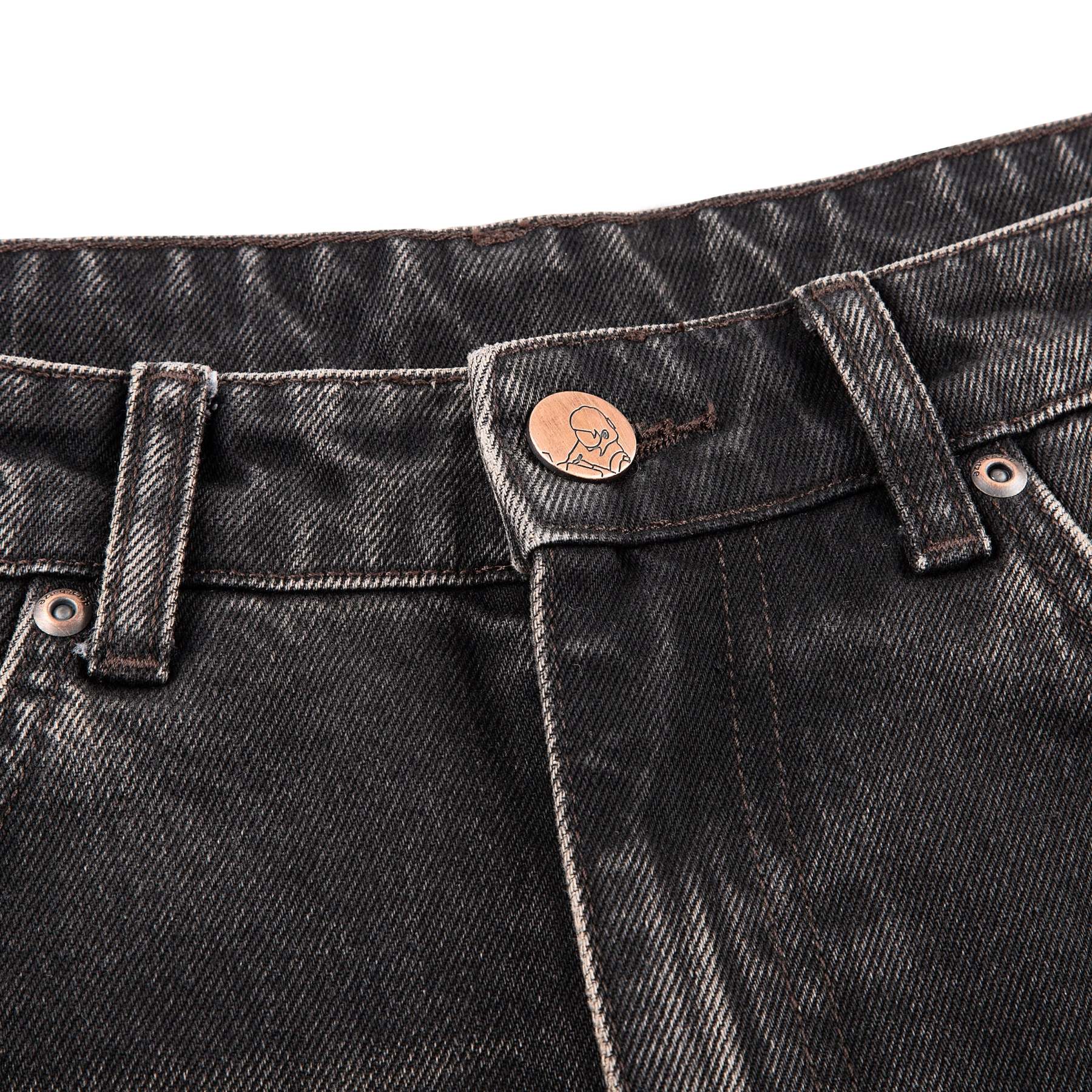 "awakening" Jorts brown tint-Fineriform