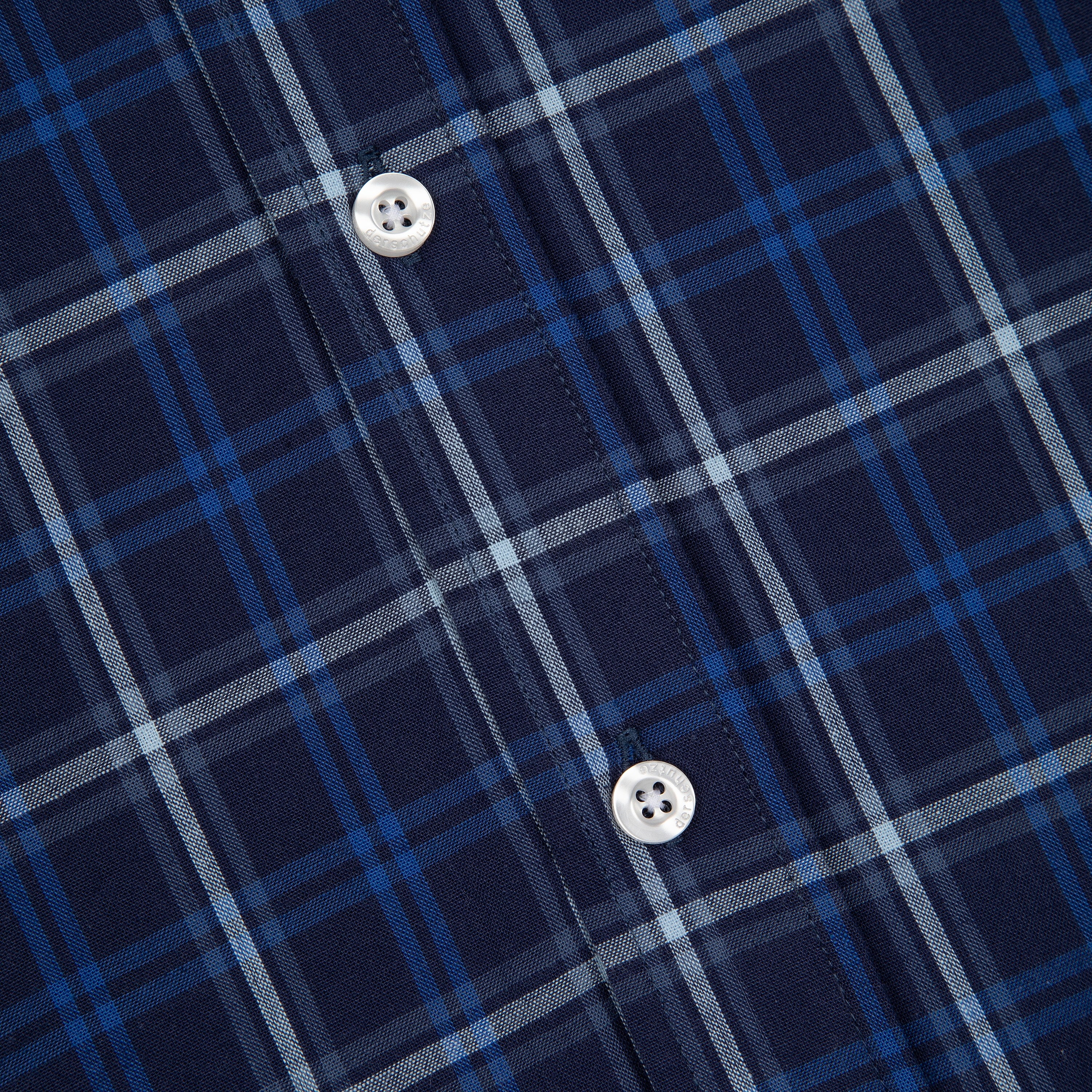 "yakuza" layered Shirt navy-Fineriform