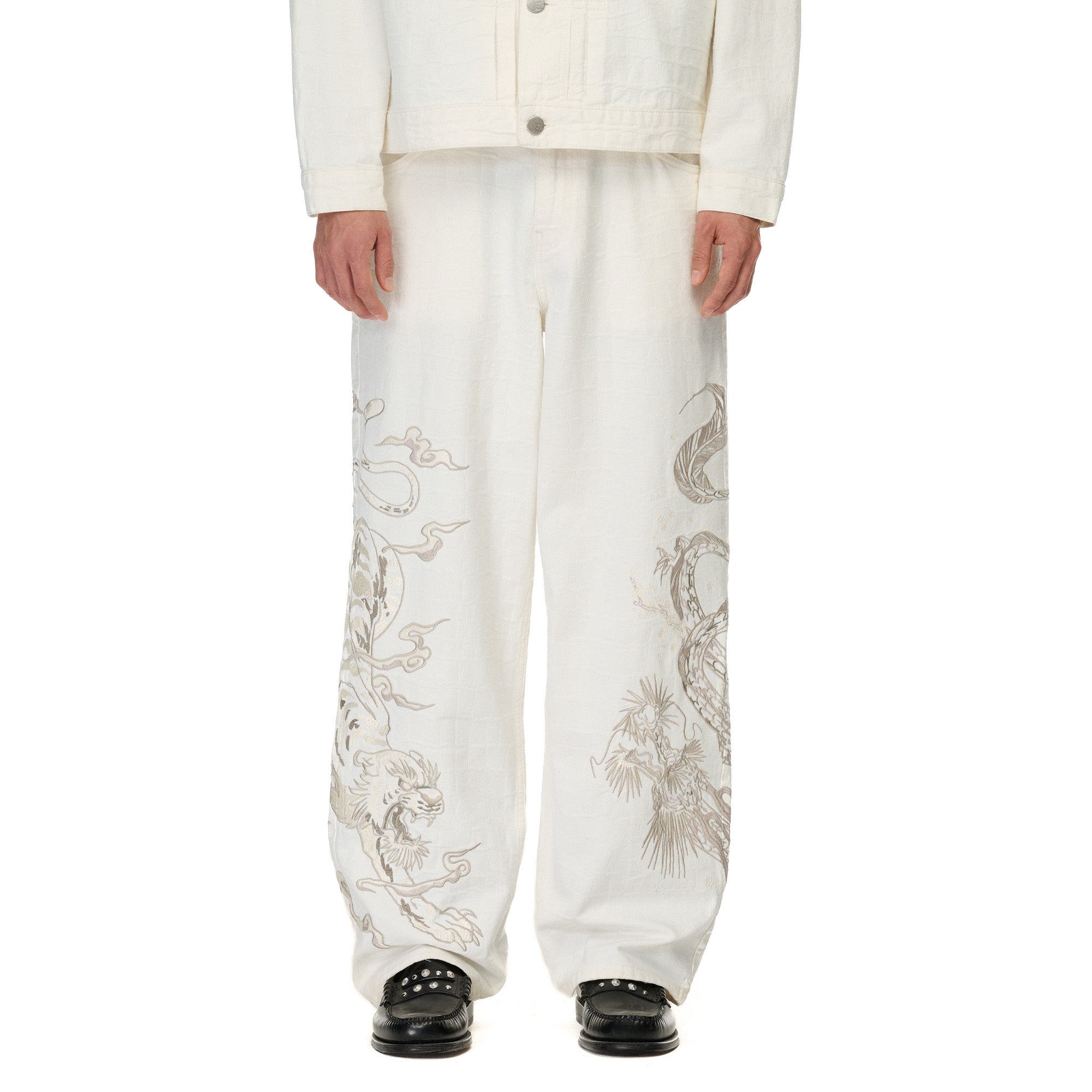 "yakuza" Denim off white-Fineriform