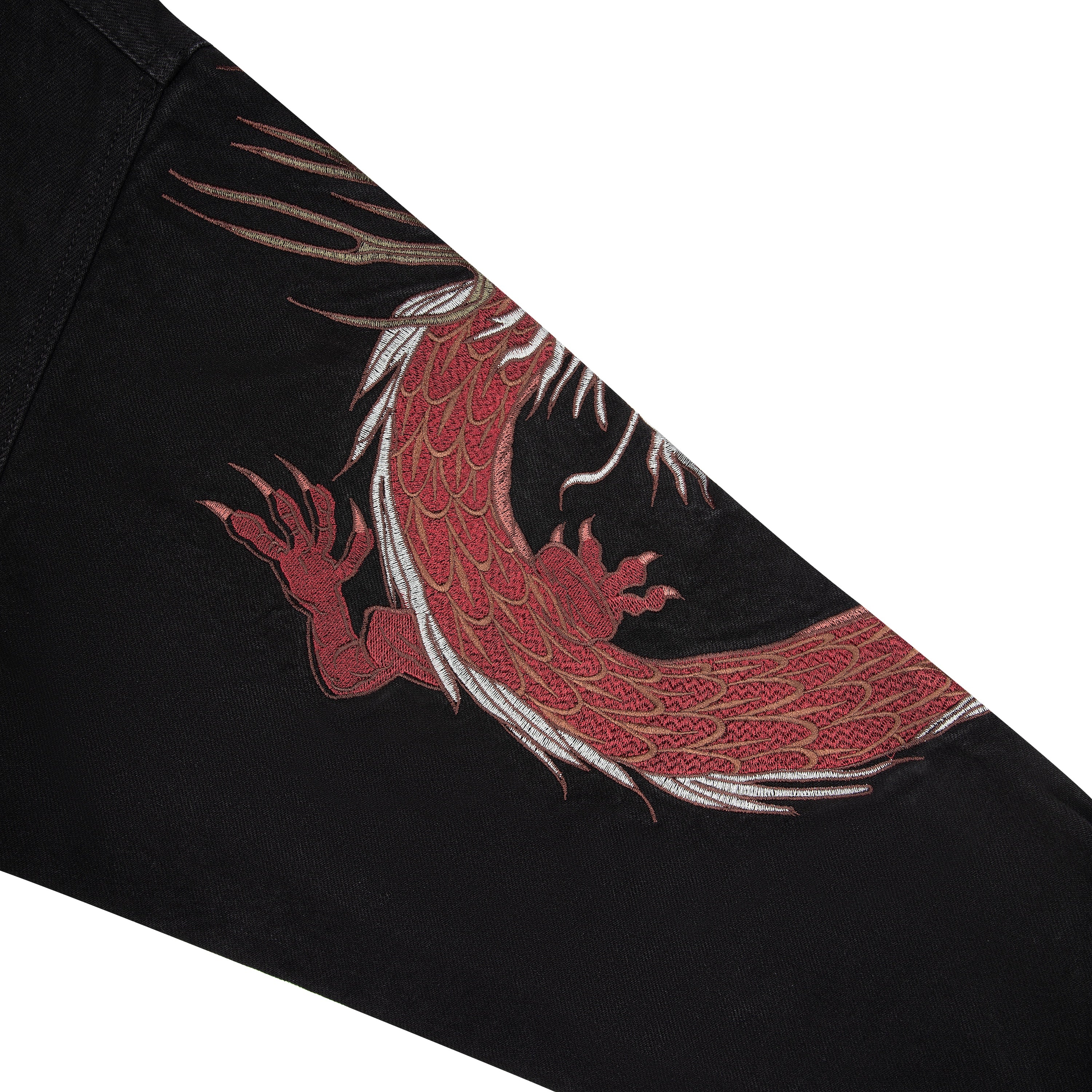 "yakuza" denim Jacket black-Fineriform