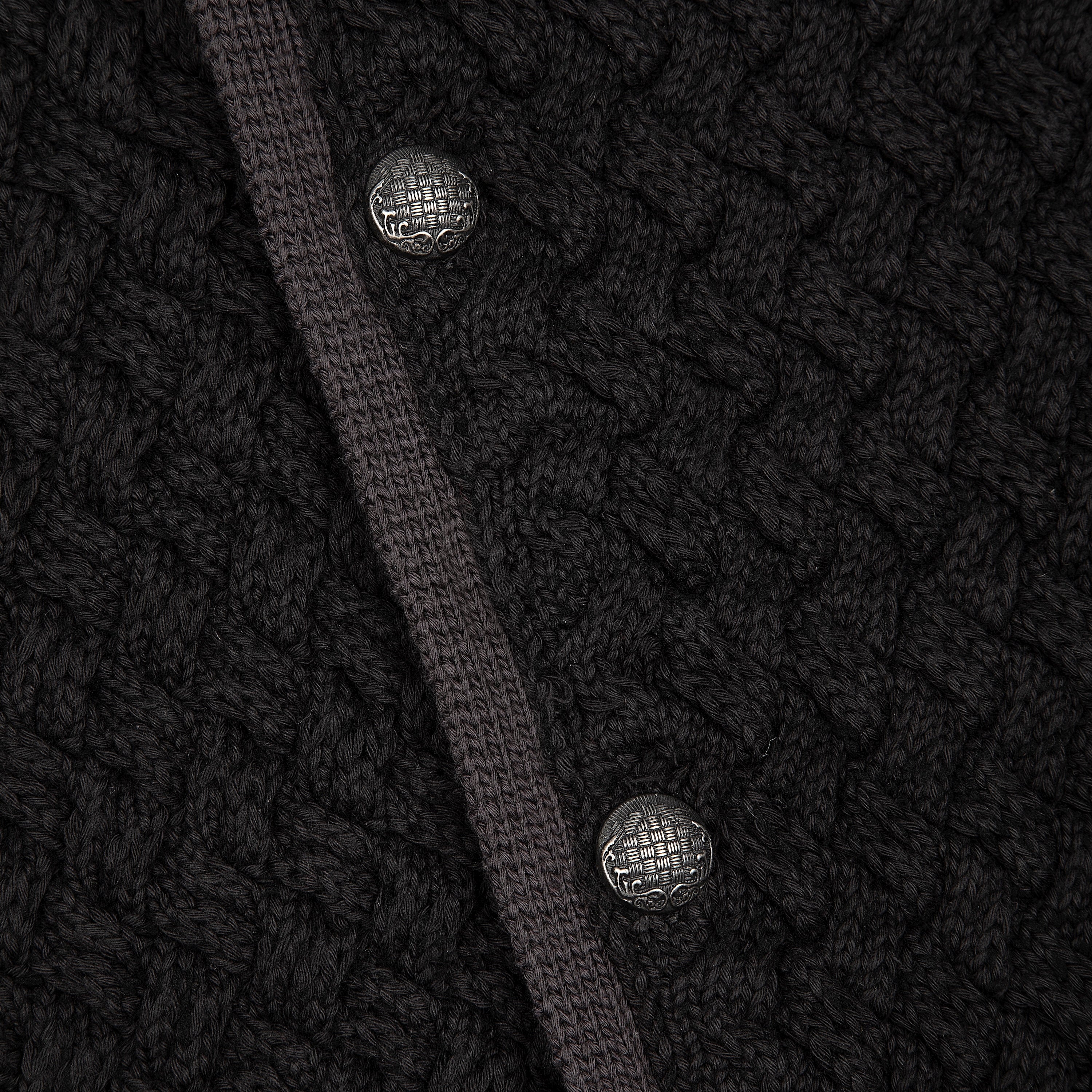 "garden of eden" Cardigan anthracite-Fineriform