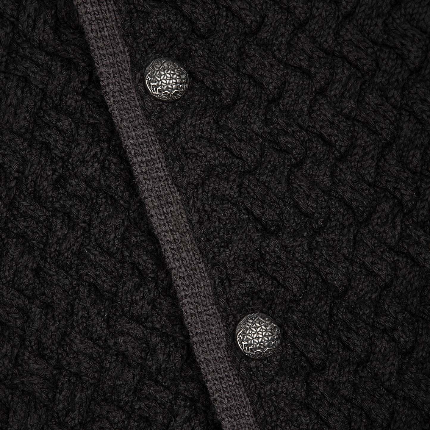 "garden of eden" Cardigan anthracite-Fineriform