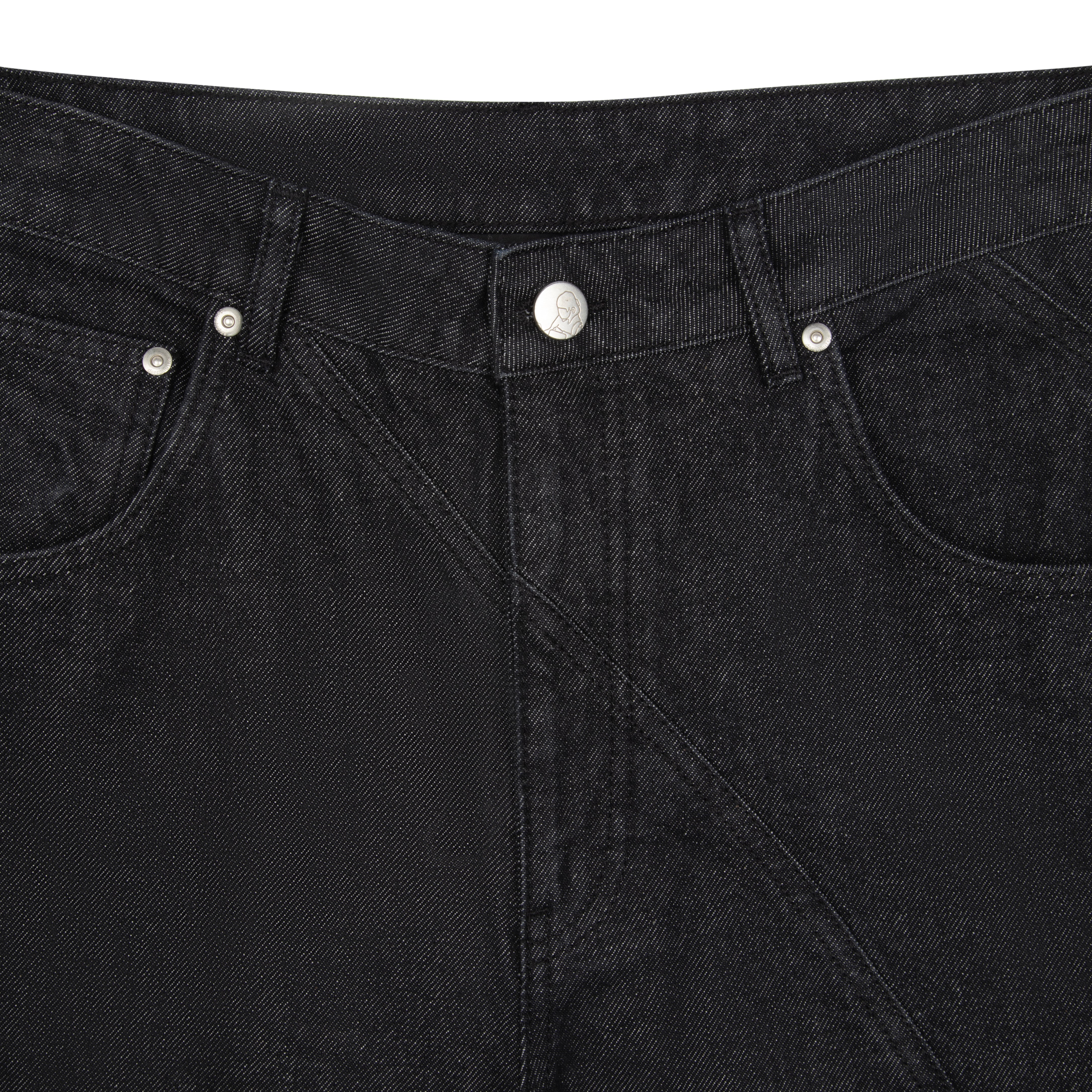 "yakuza" raw Denim black 02-Fineriform