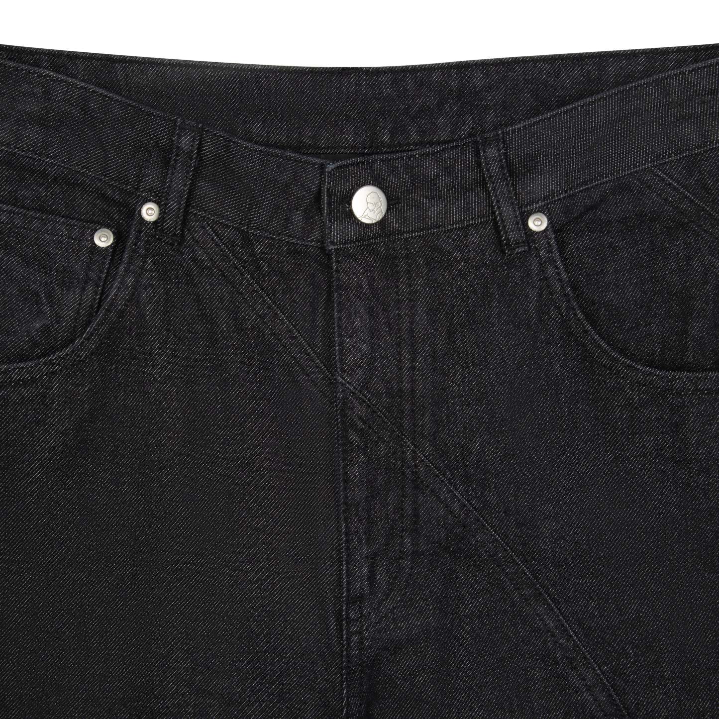 "yakuza" raw Denim black 02-Fineriform