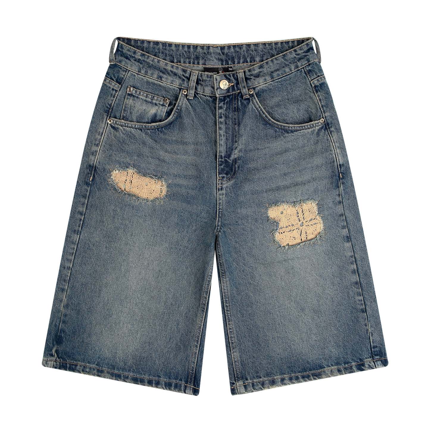 "lotus" Jorts indigo-Fineriform