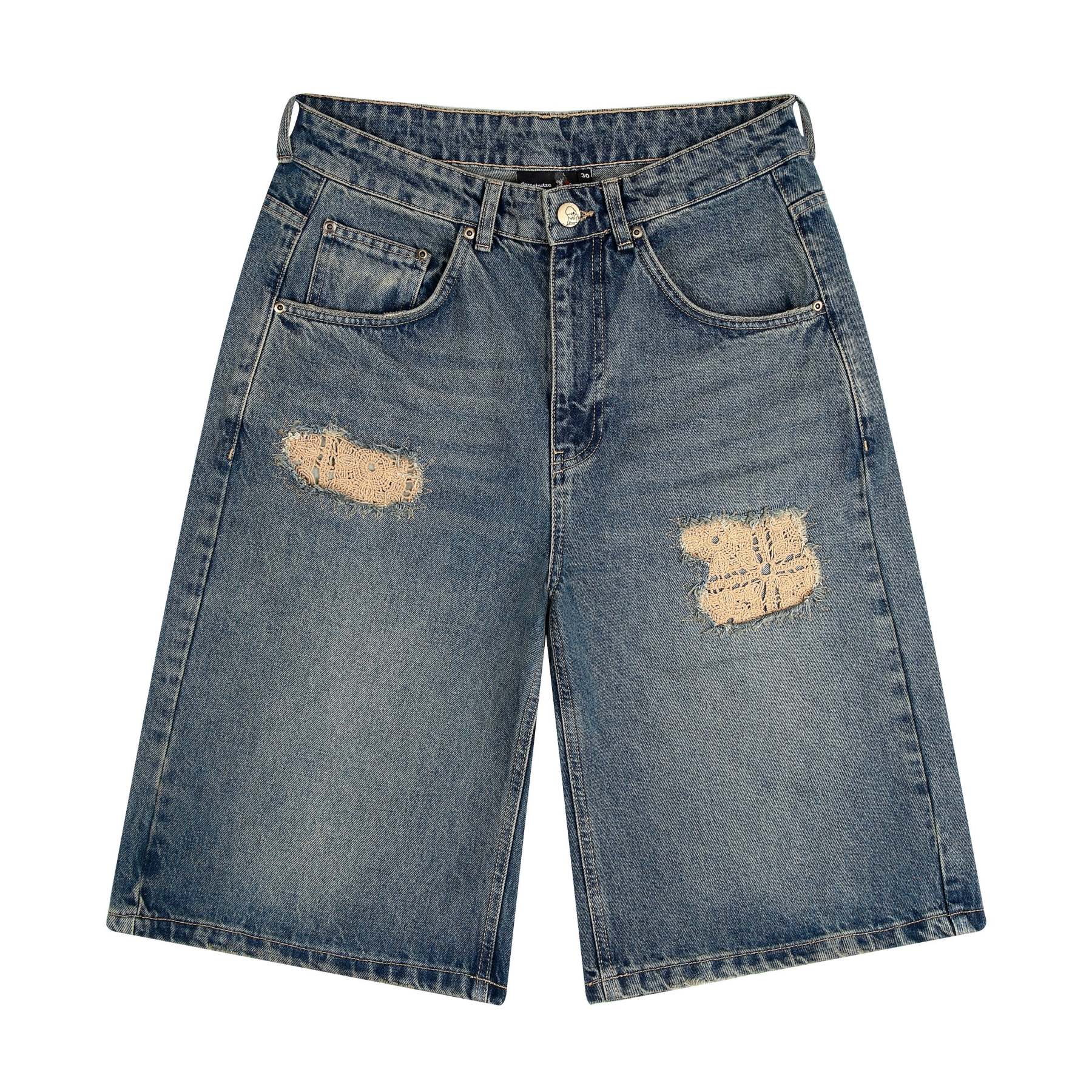 "lotus" Jorts indigo-Fineriform