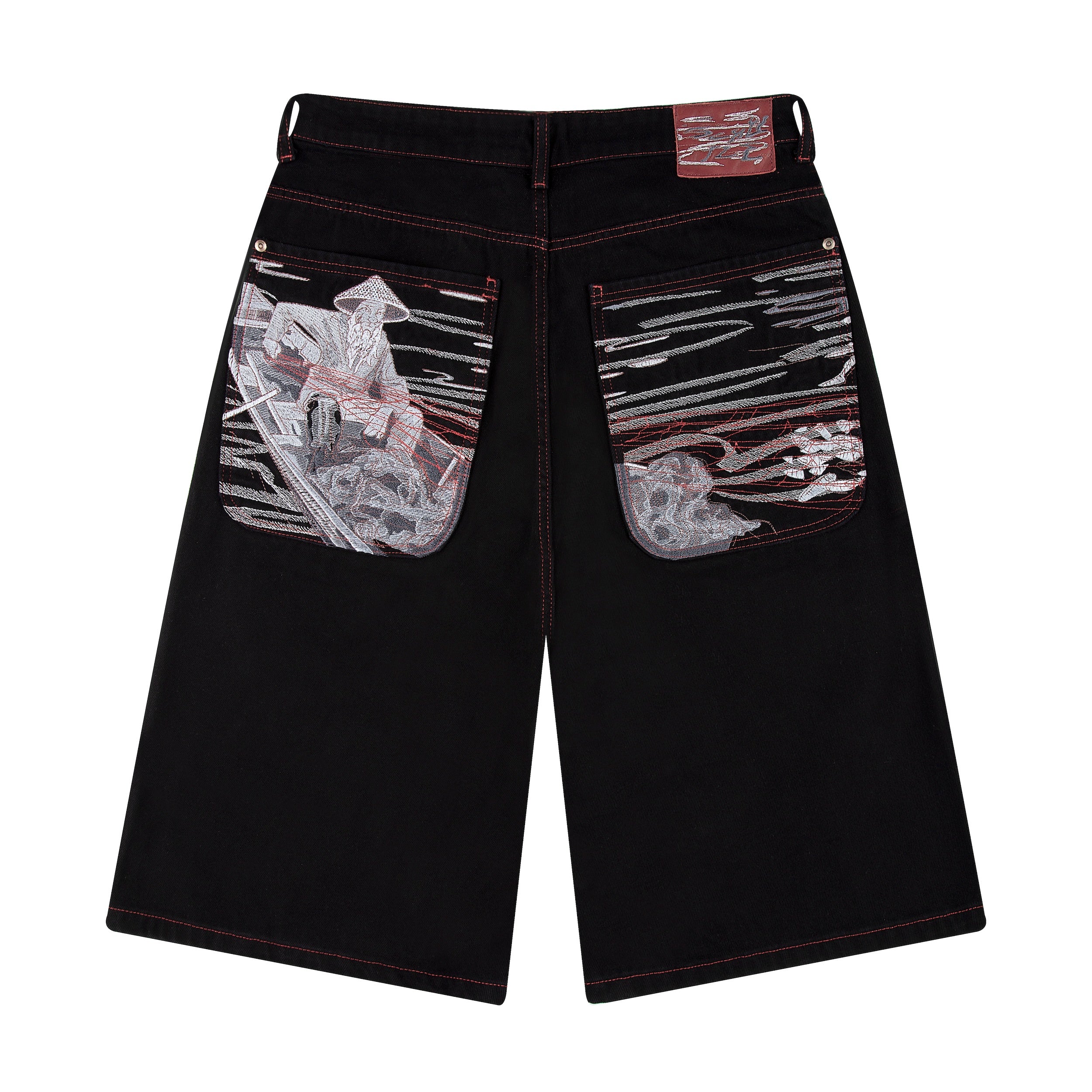 "lotus" Jorts black-Fineriform