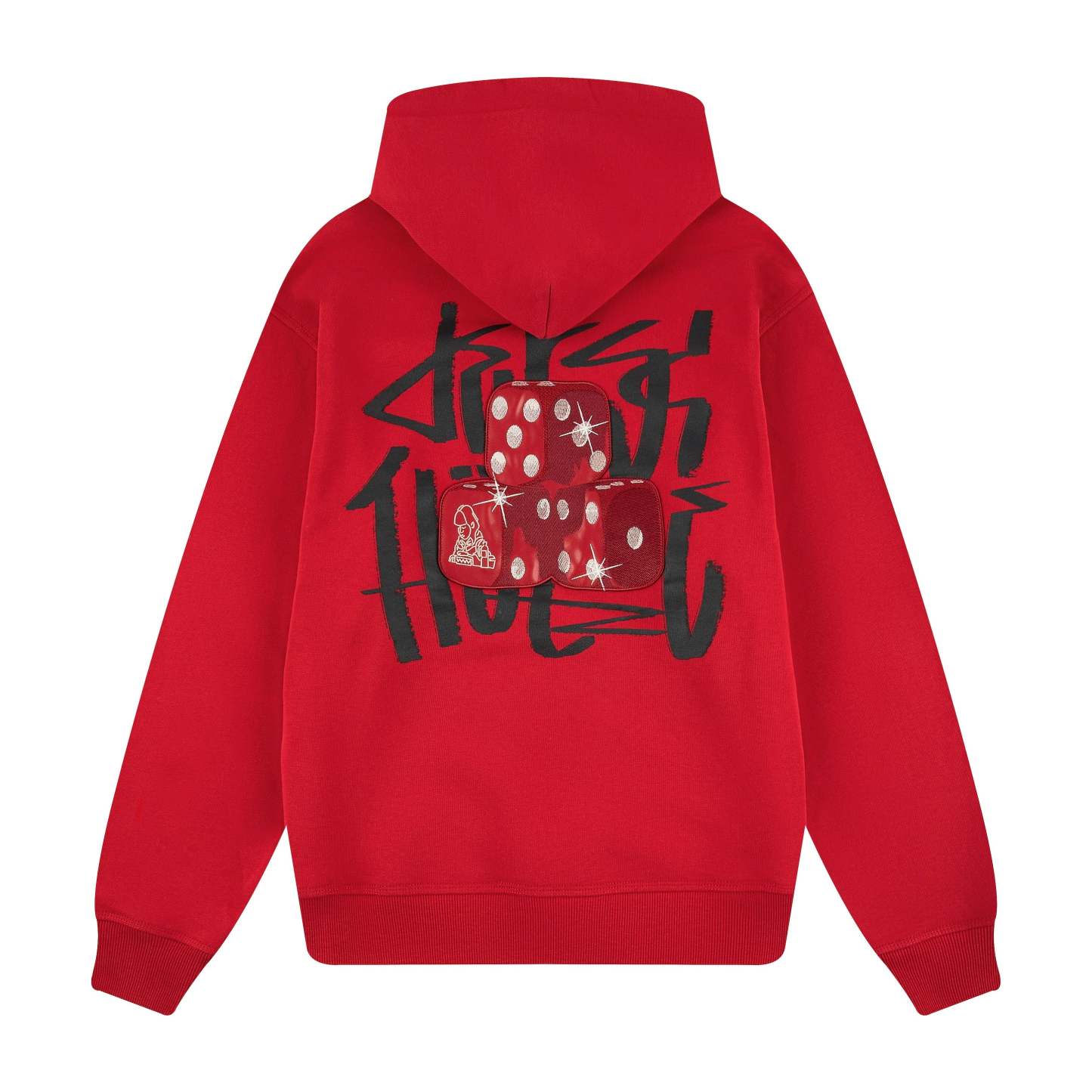 "dice" Hoodie red-Fineriform