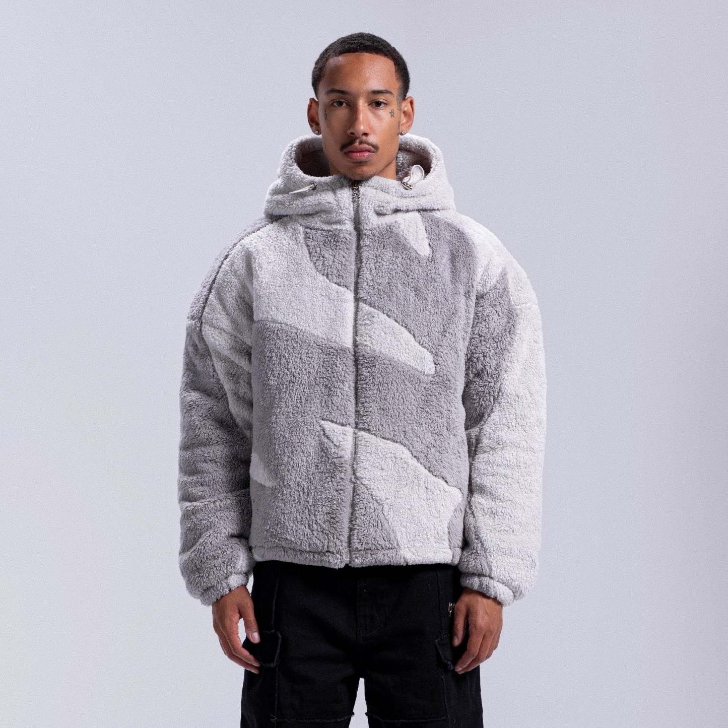 Fluffy Sherpa Jacket-Fineriform