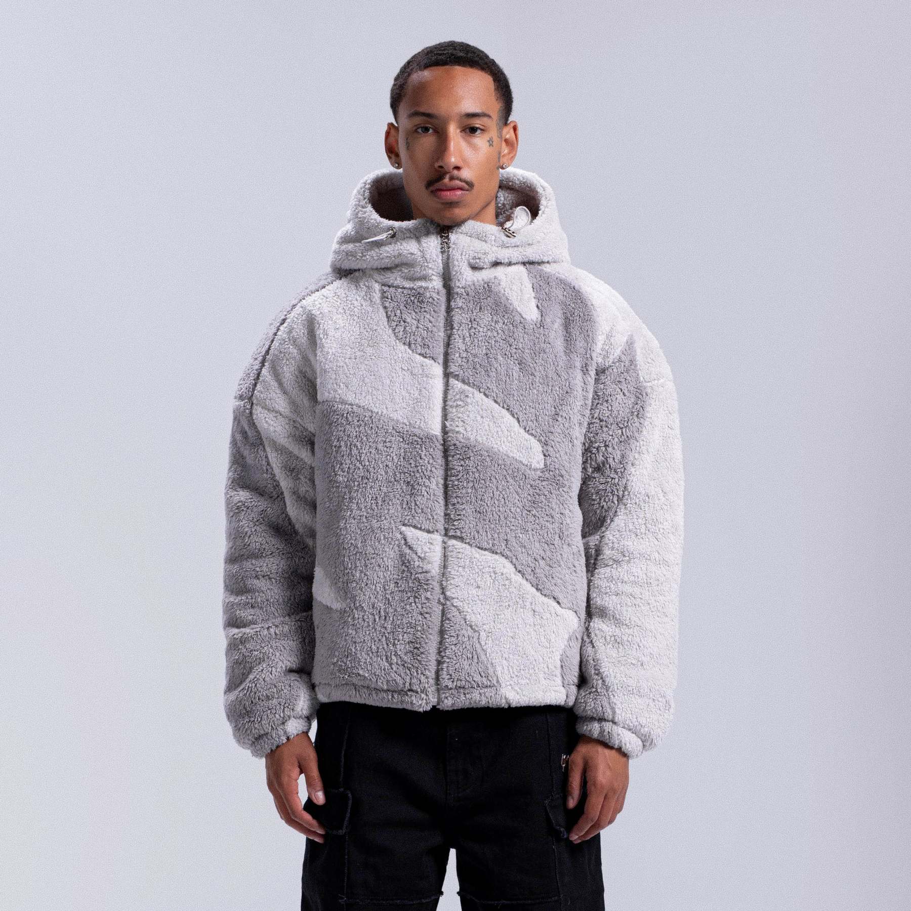 Fluffy Sherpa Jacket-Fineriform