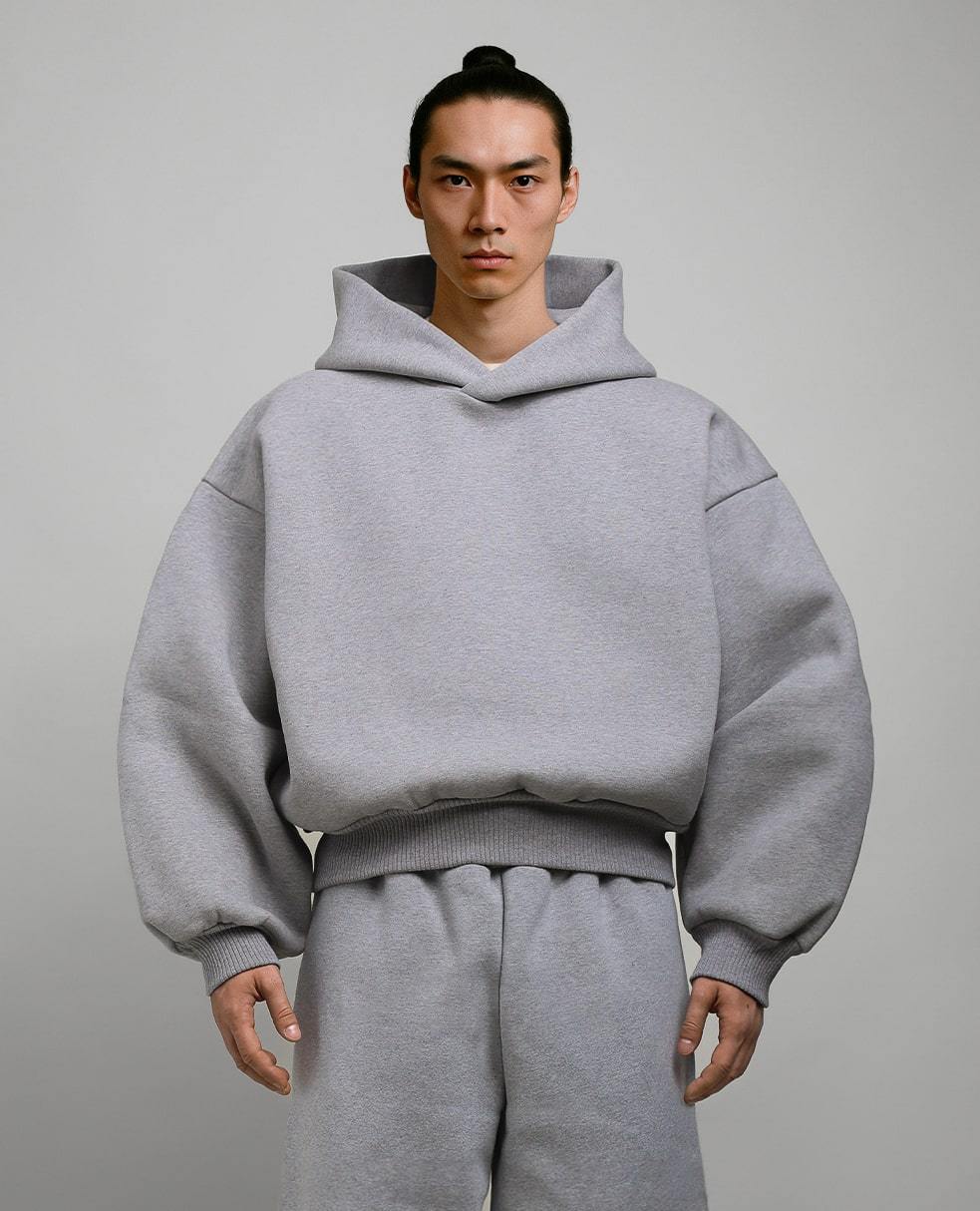 THE HOODIE V4 - CONCRETE GRAY-Fineriform