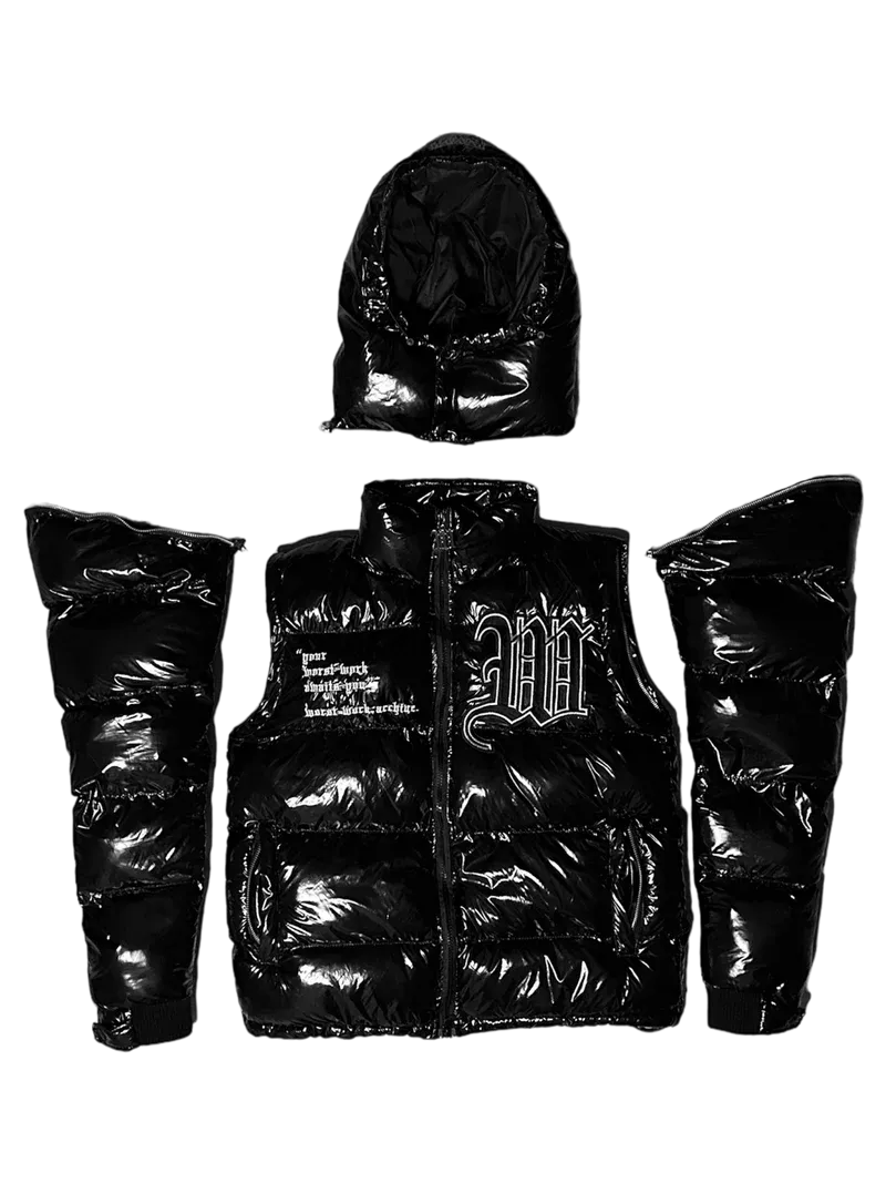 CONVERTIBLE 3 in 1 PUFFERS-Fineriform